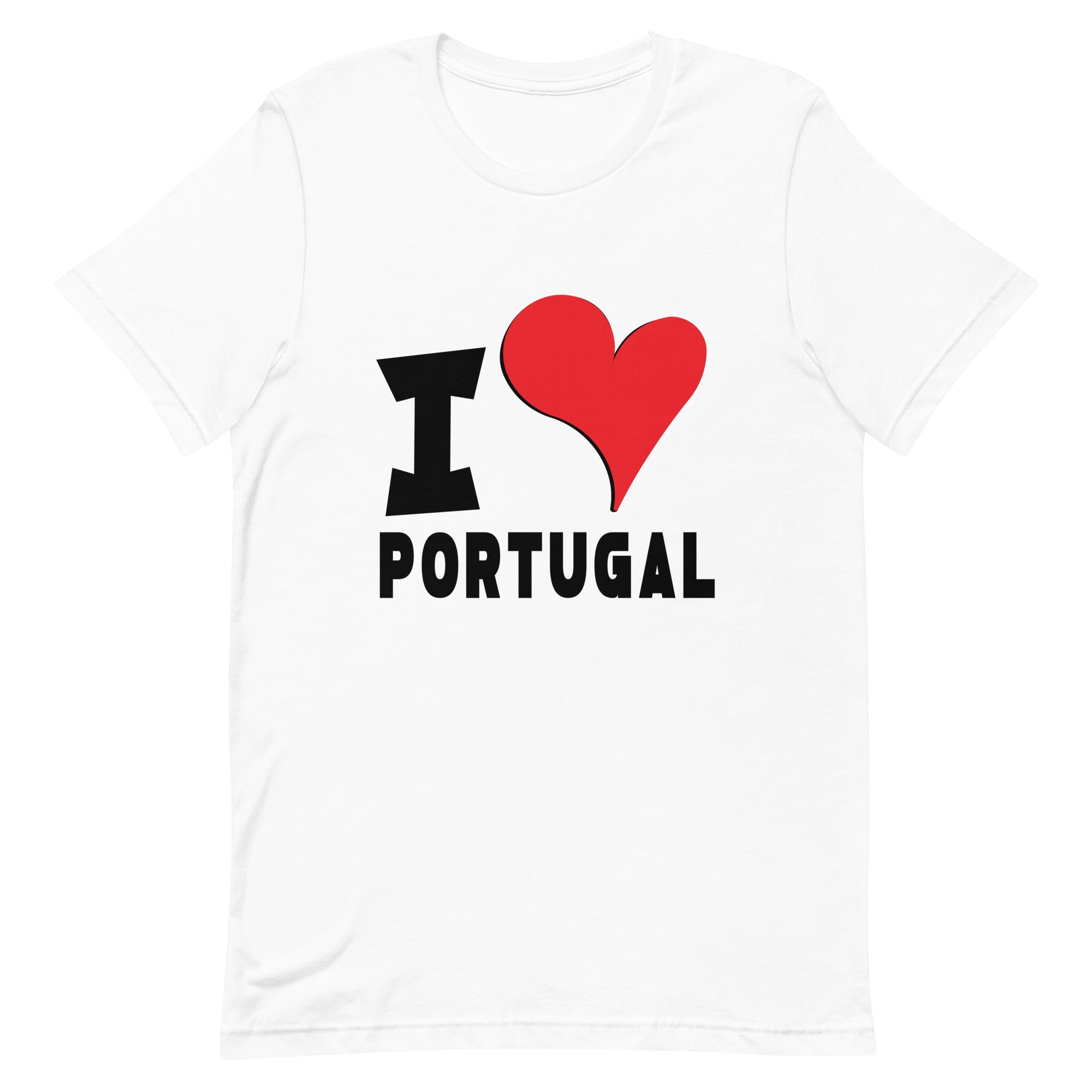 Unisex t-shirt - I Love Portugal Red