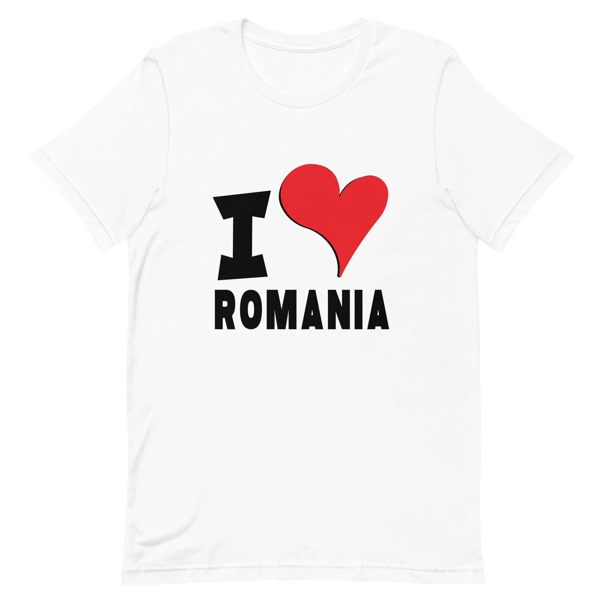 Unisex t-shirt - I Love Romania Red