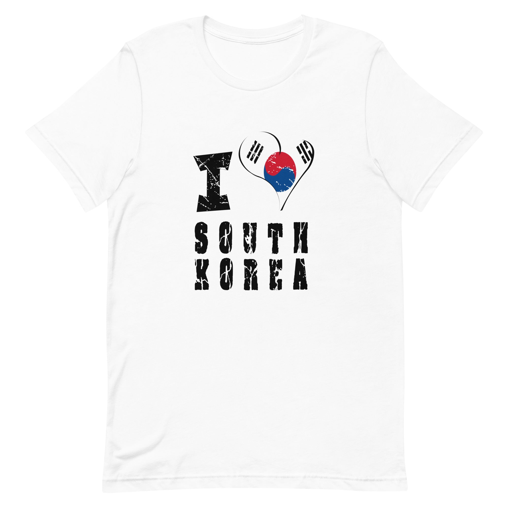 Unisex t-shirt - I Love South Korea