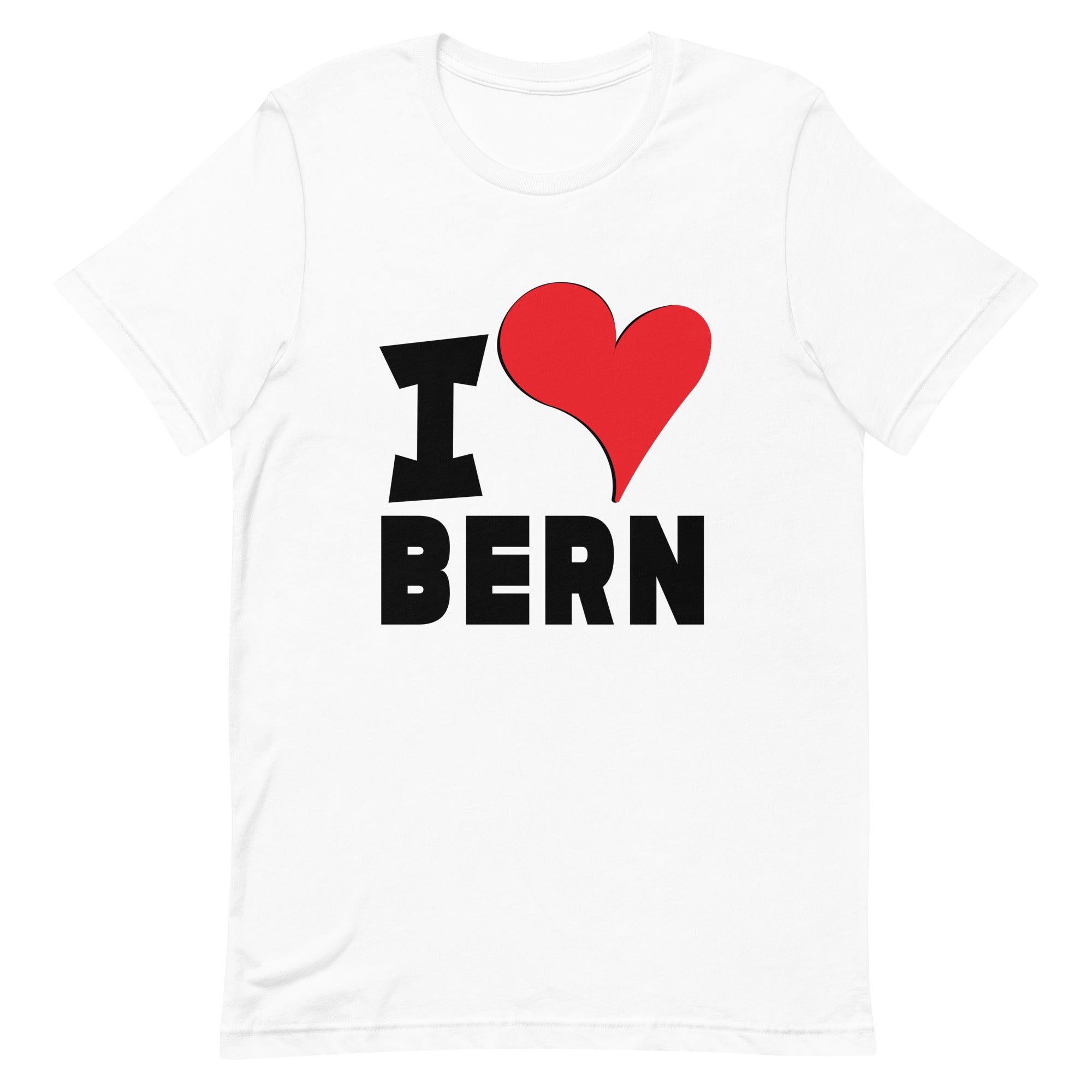 Unisex t-shirt - I Love Bern Red