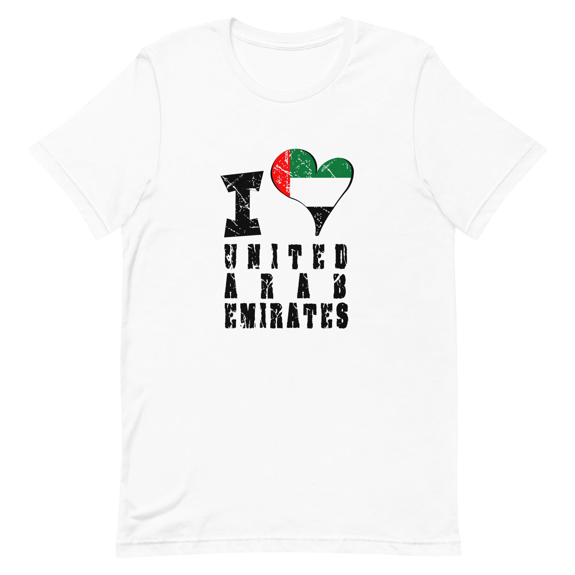 Unisex t-shirt - I Love United Arab Emirates