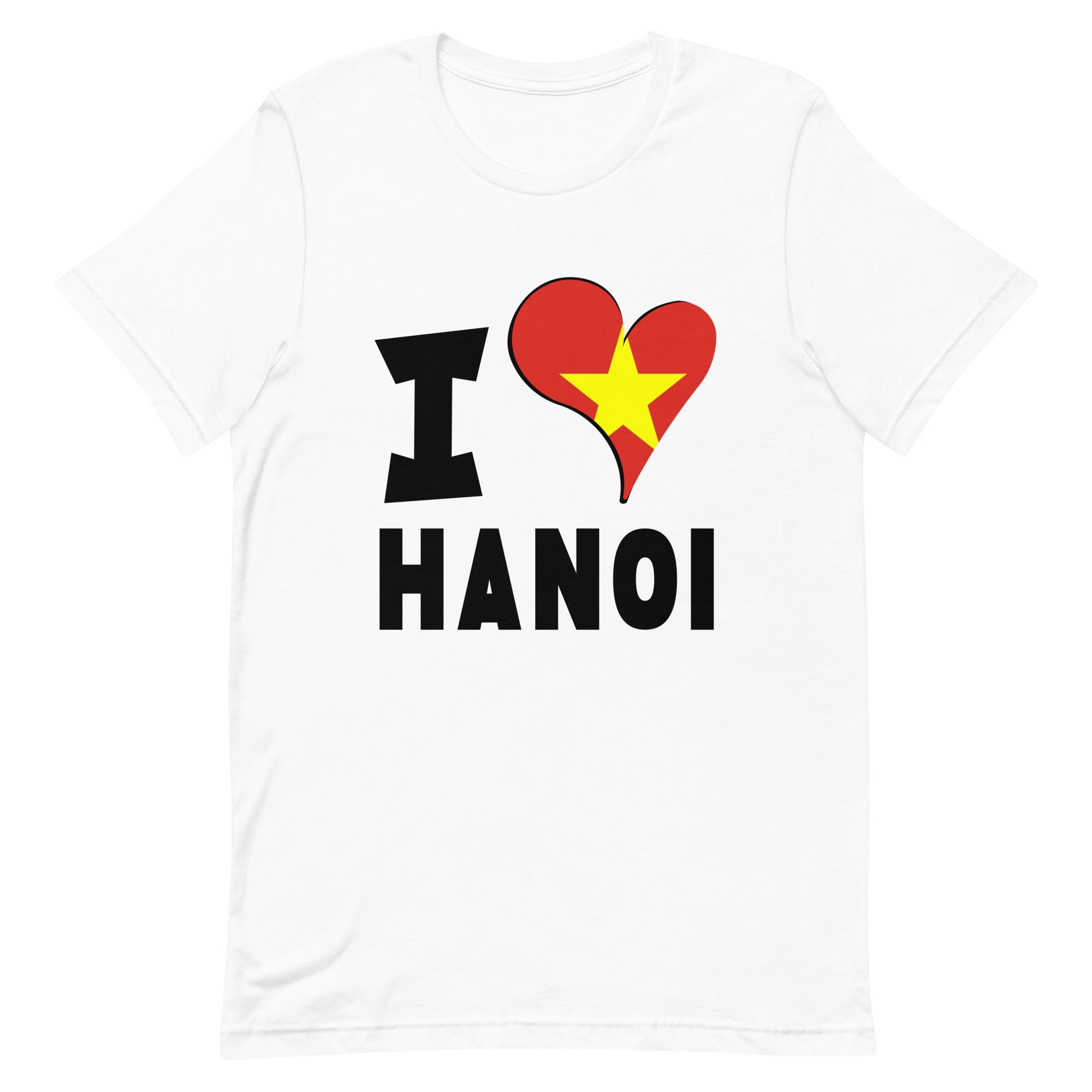 Unisex t-shirt - I love Hanoi Flag