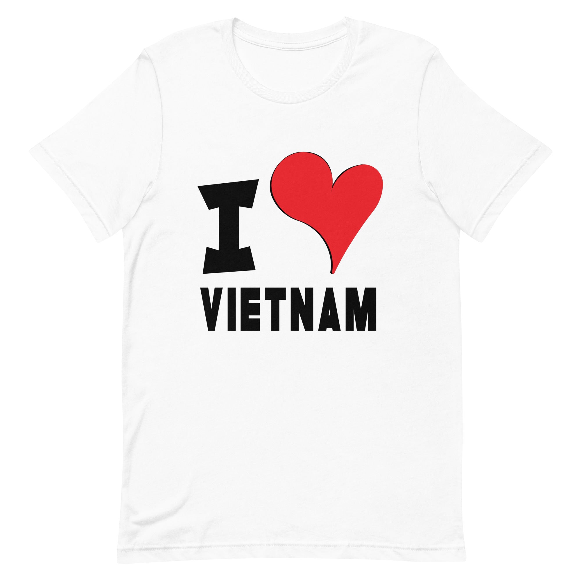 Unisex t-shirt - I Love Vietnam Red