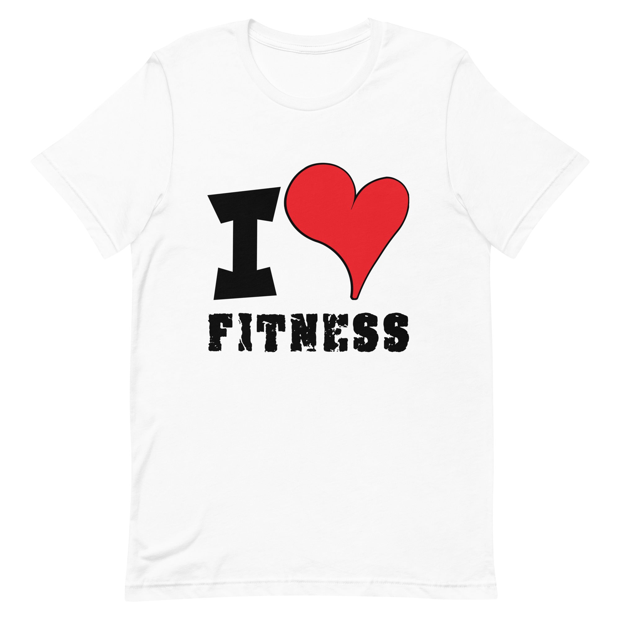 Unisex t-shirt - I Love Fitness