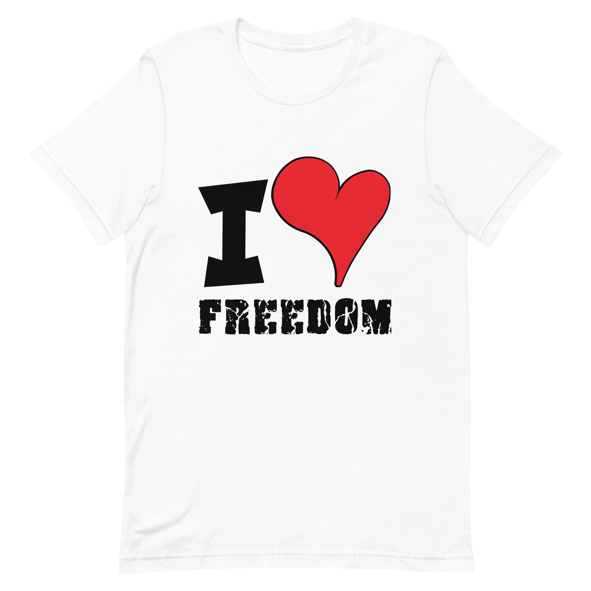 Unisex t-shirt - I Love Freedom