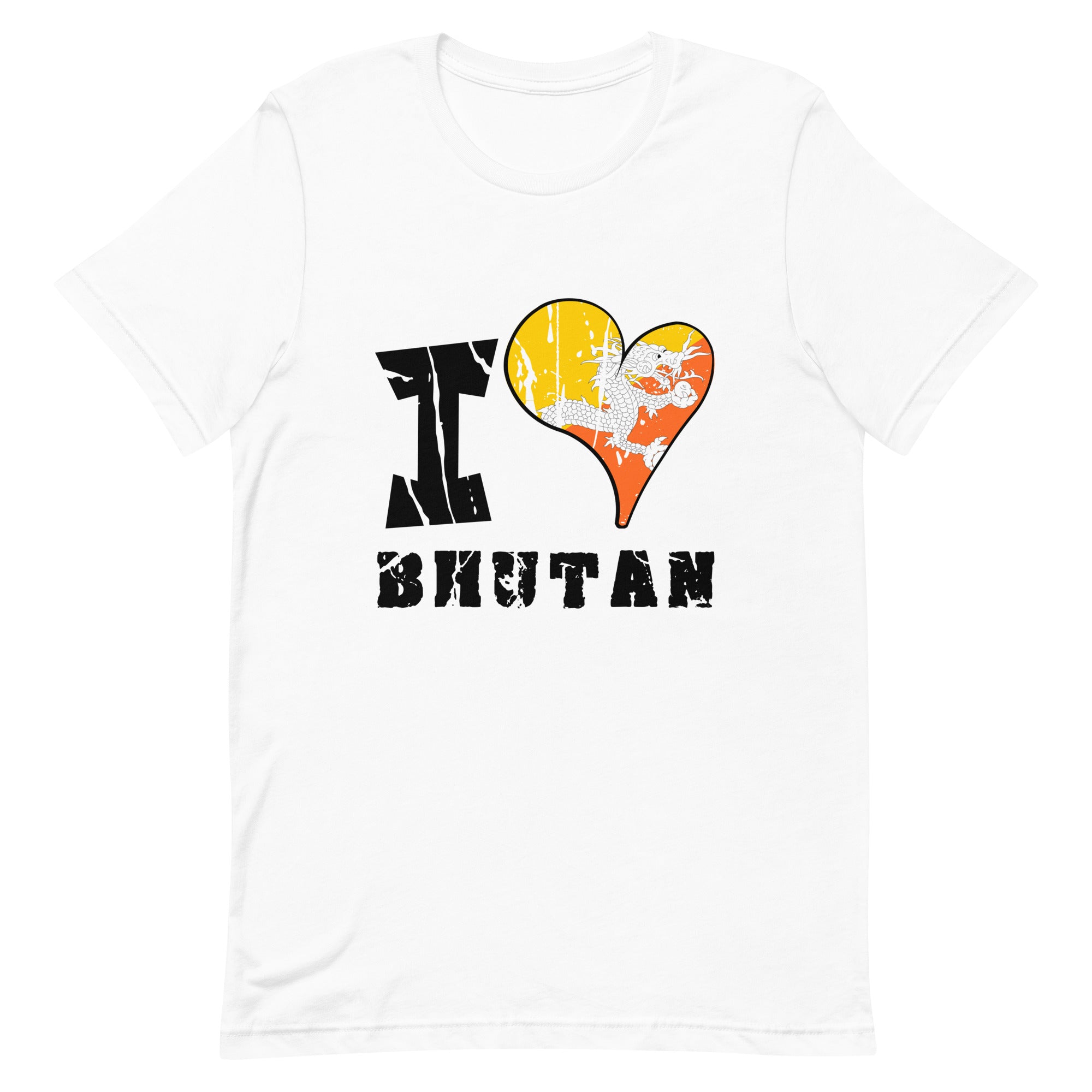 Unisex t-shirt - I Love Bhutan