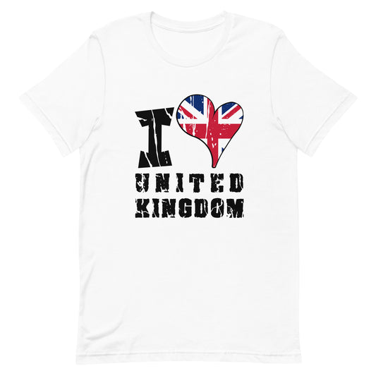Unisex t-shirt - I Love UK