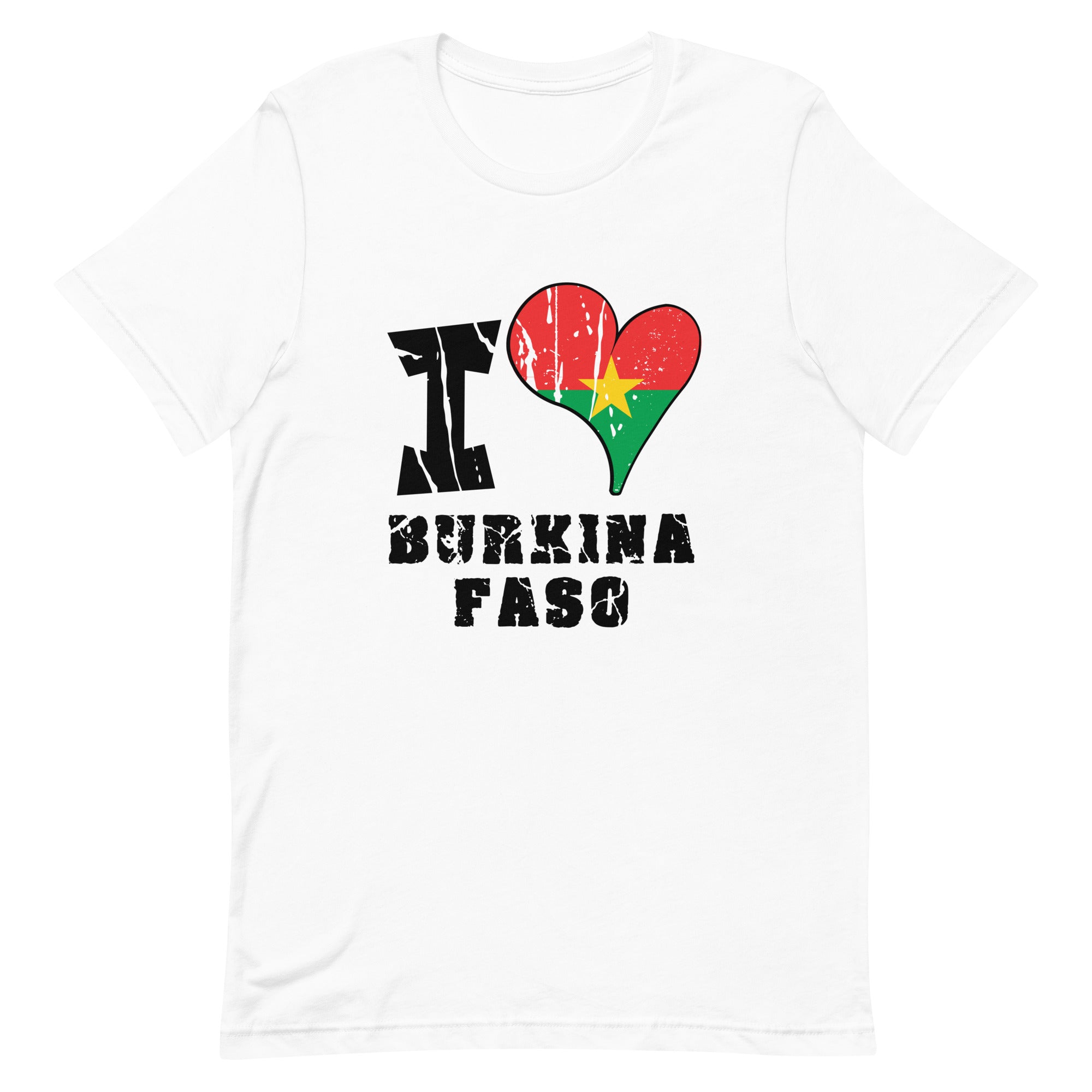 Unisex t-shirt - I Love Burkina Faso