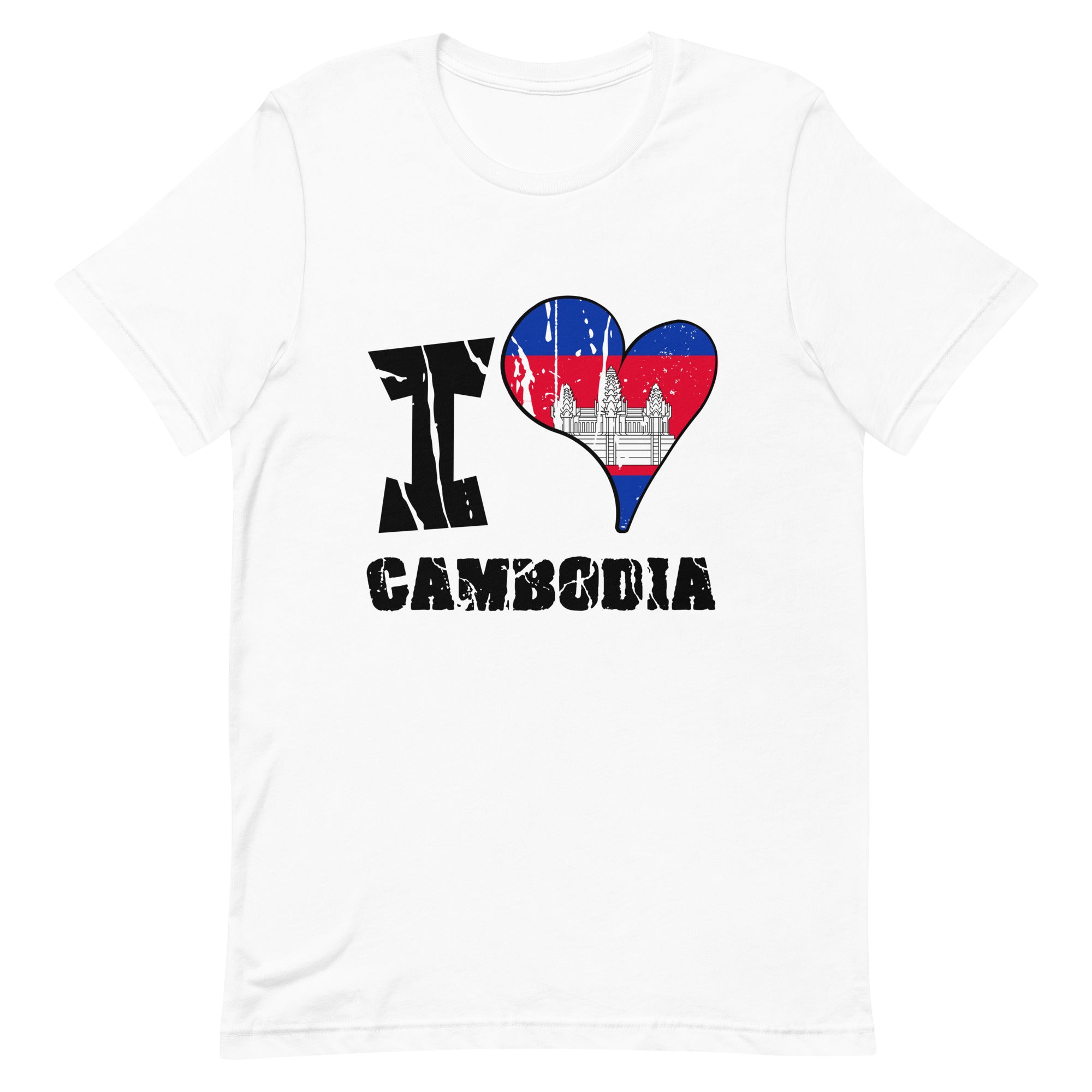 Unisex t-shirt - I Love Cambodia