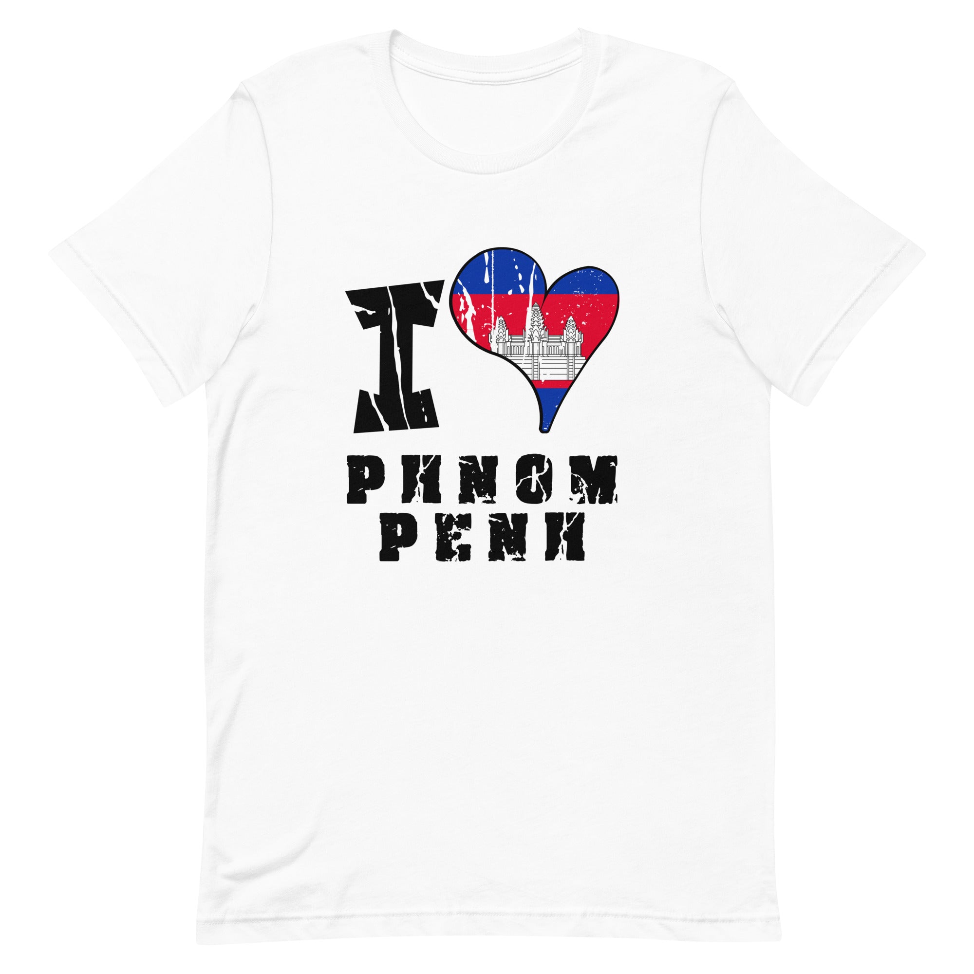 Unisex t-shirt - I Love Phnom Penh