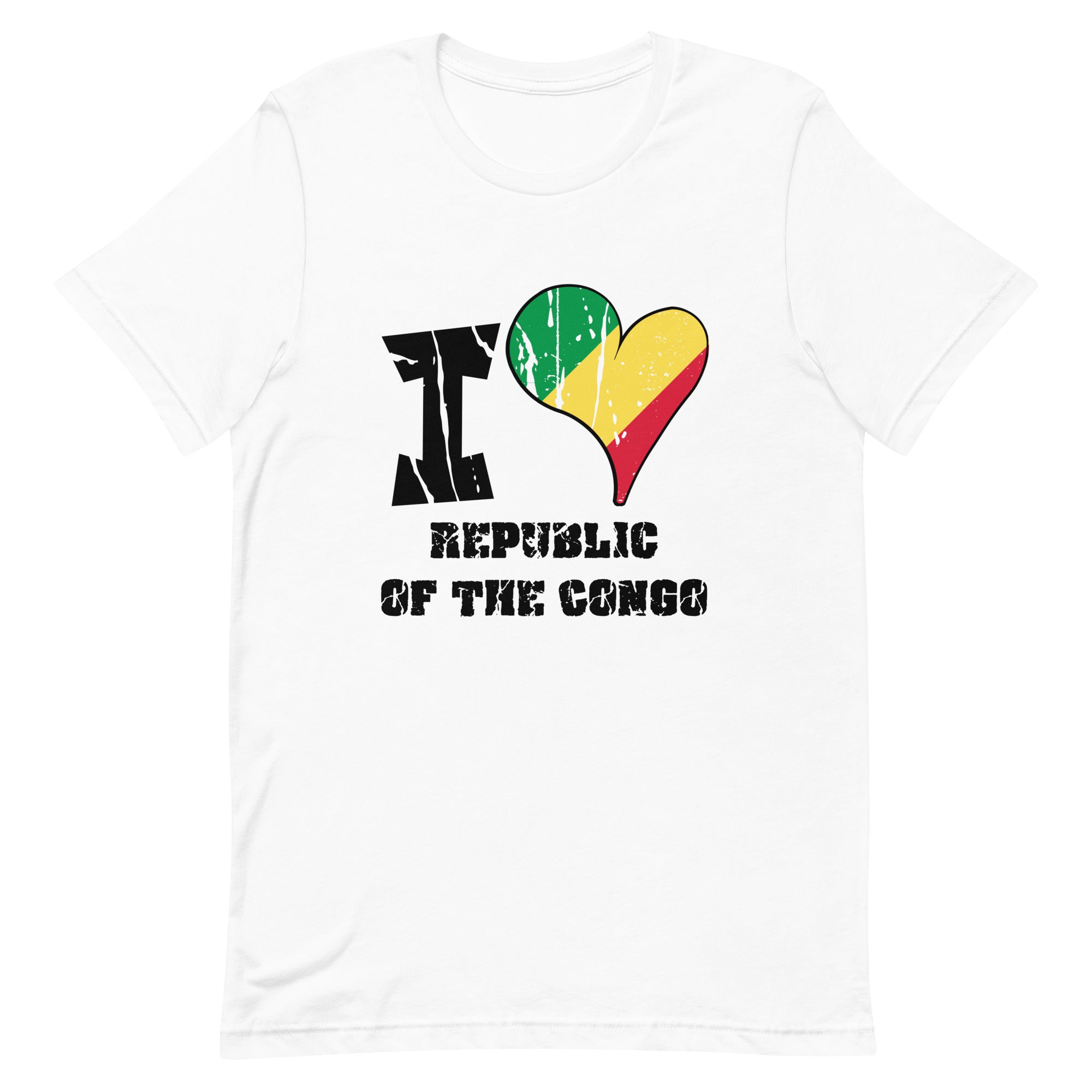 Unisex t-shirt - I Love Republic of the Congo