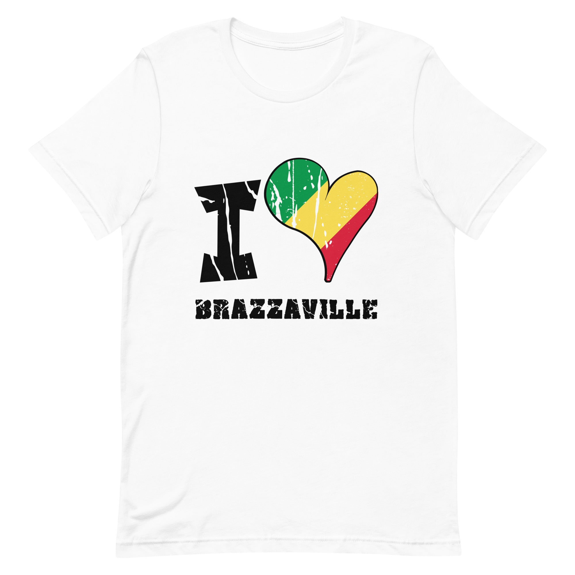 Unisex t-shirt - I Love Brazzaville