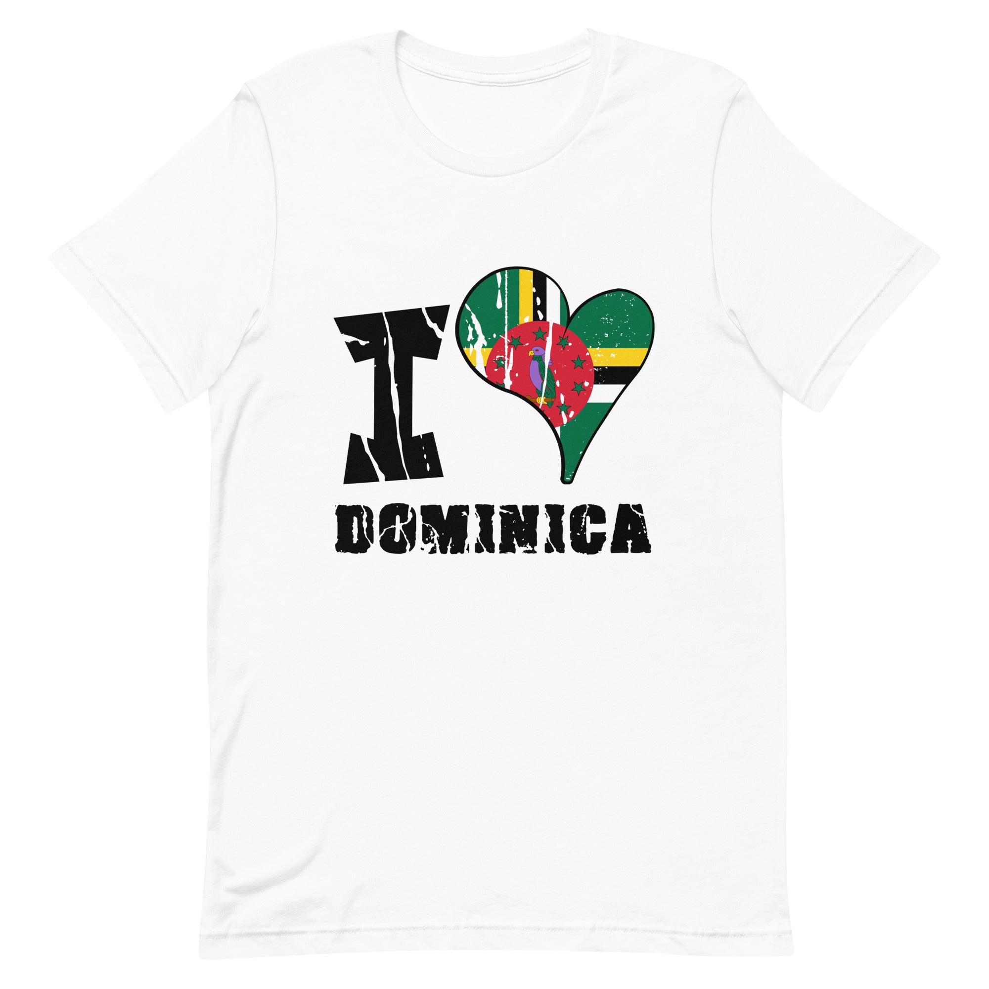 Unisex t-shirt - I Love Dominica