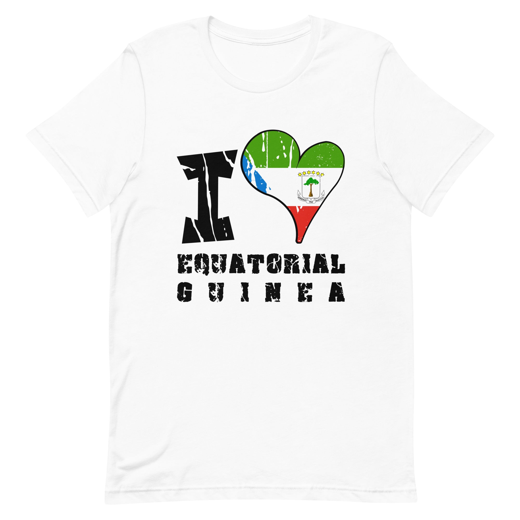 Unisex t-shirt - I Love Equatorial Guinea