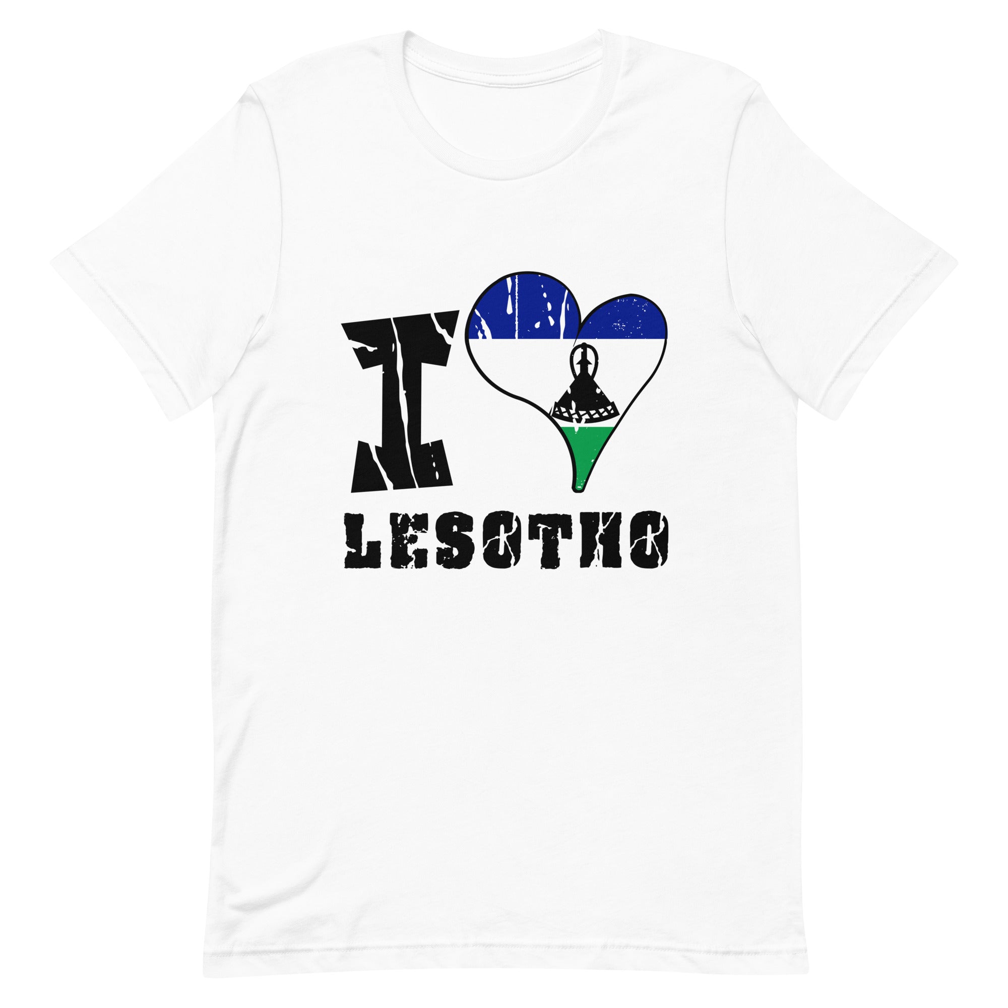 Unisex t-shirt - I Love Lesotho