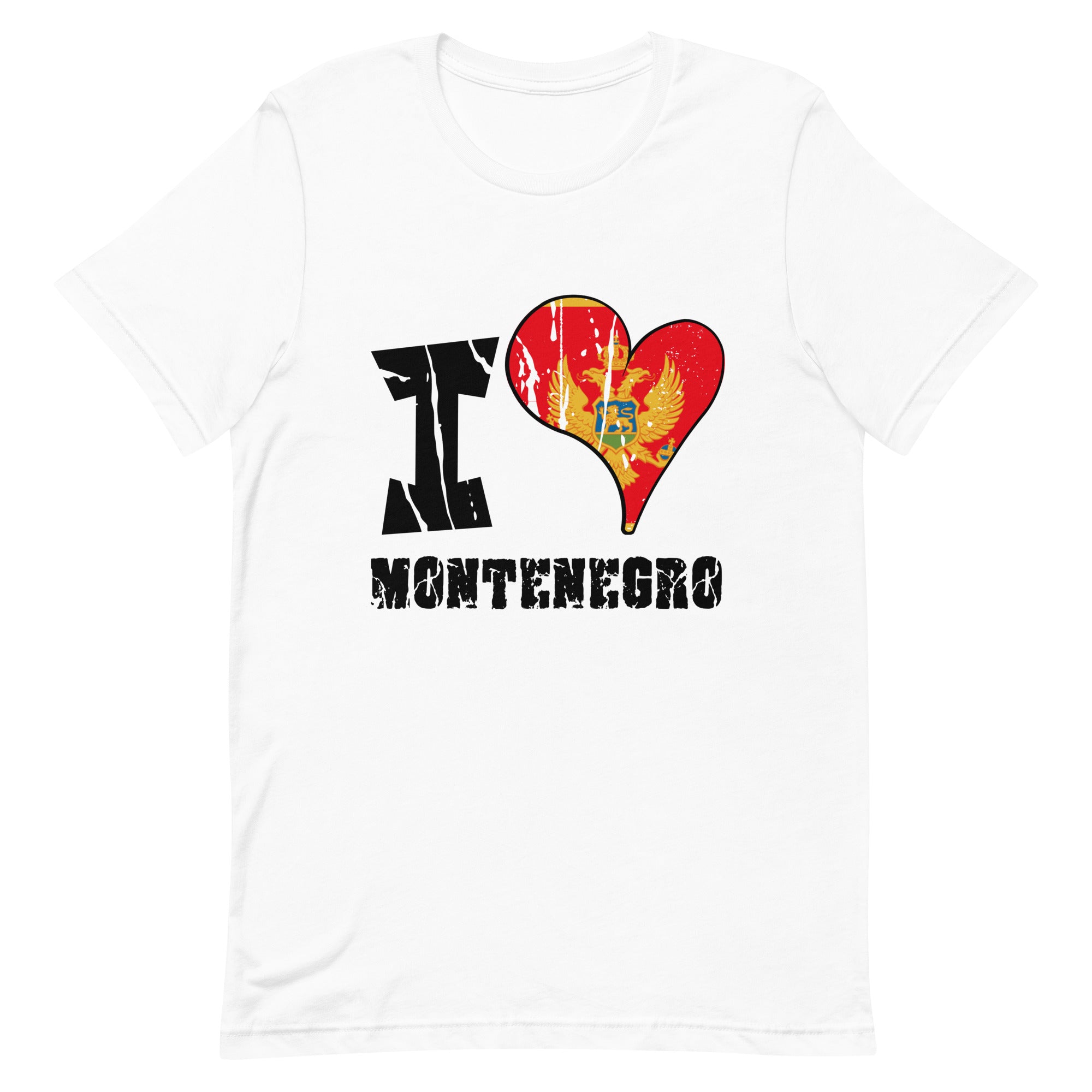 Unisex t-shirt - I Love Montenegro