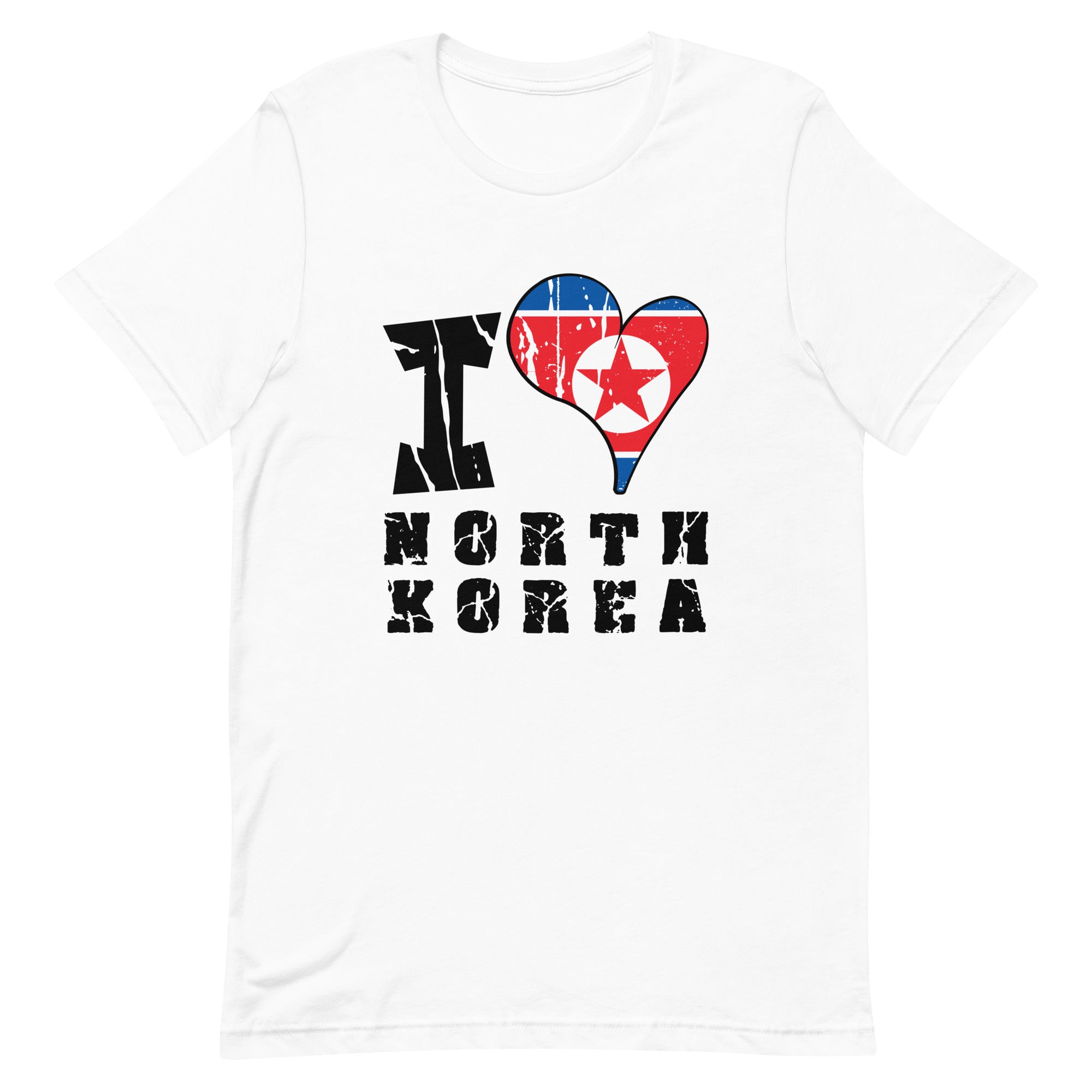 Unisex t-shirt - I Love North Korea