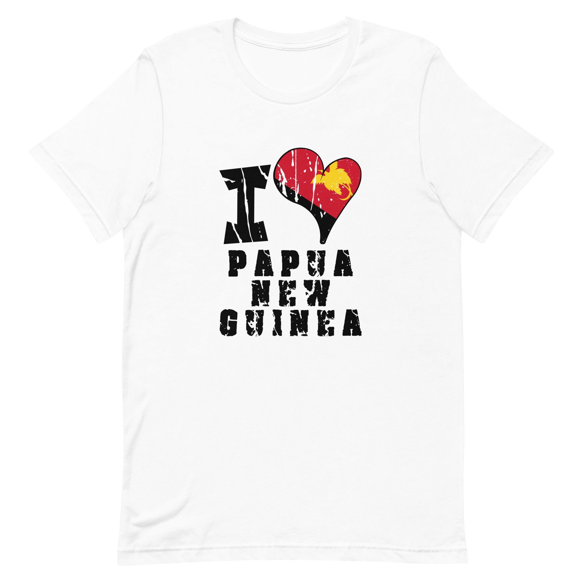 Unisex t-shirt - I Love Papua New Guinea