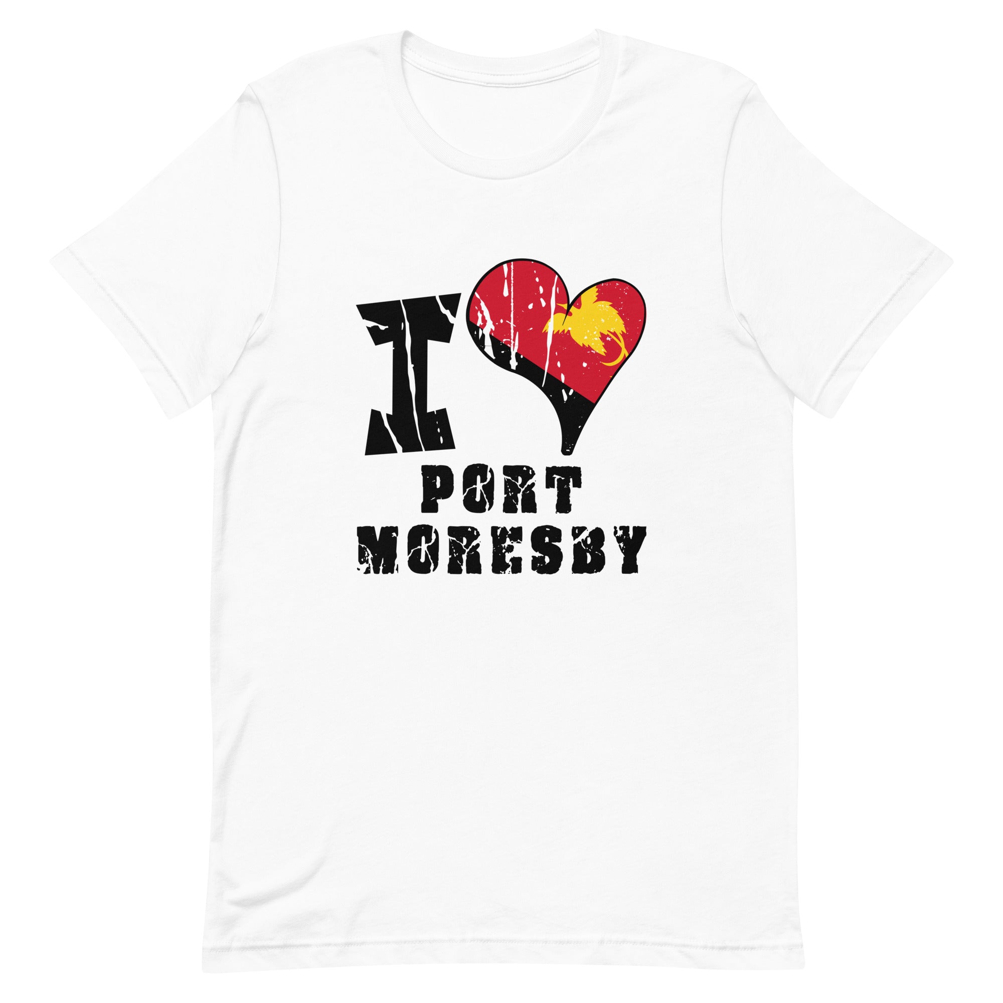 Unisex t-shirt - I Love Port Moresby