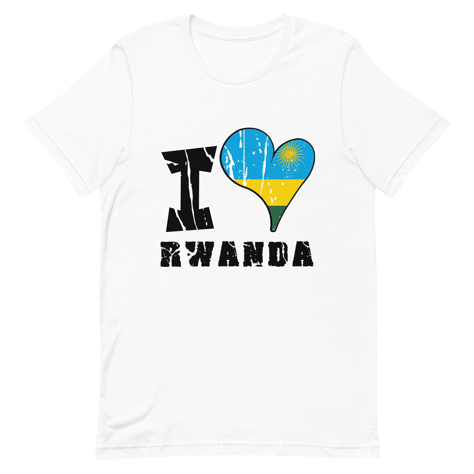 Unisex t-shirt - I Love Rwanda