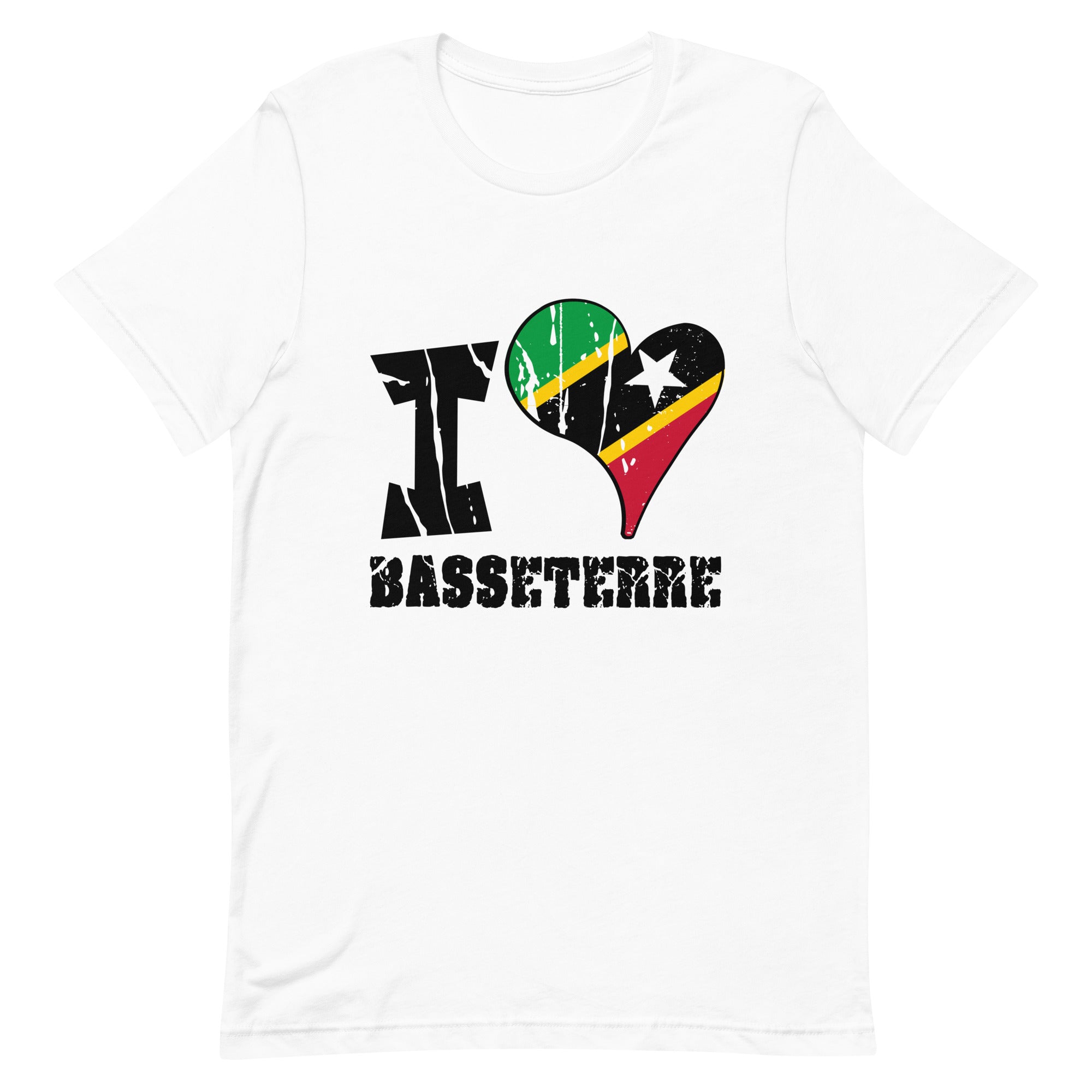 Unisex t-shirt - I Love Basseterre