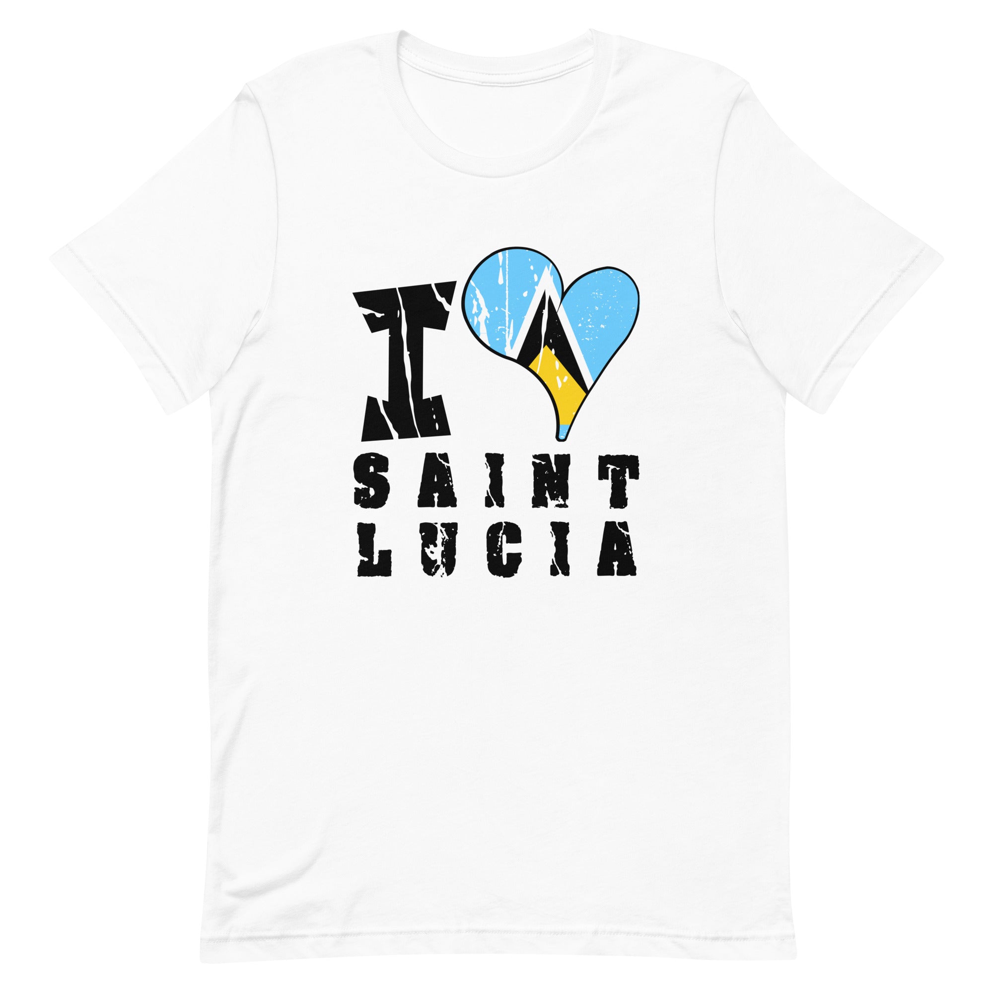 Unisex t-shirt - I Love Saint Lucia