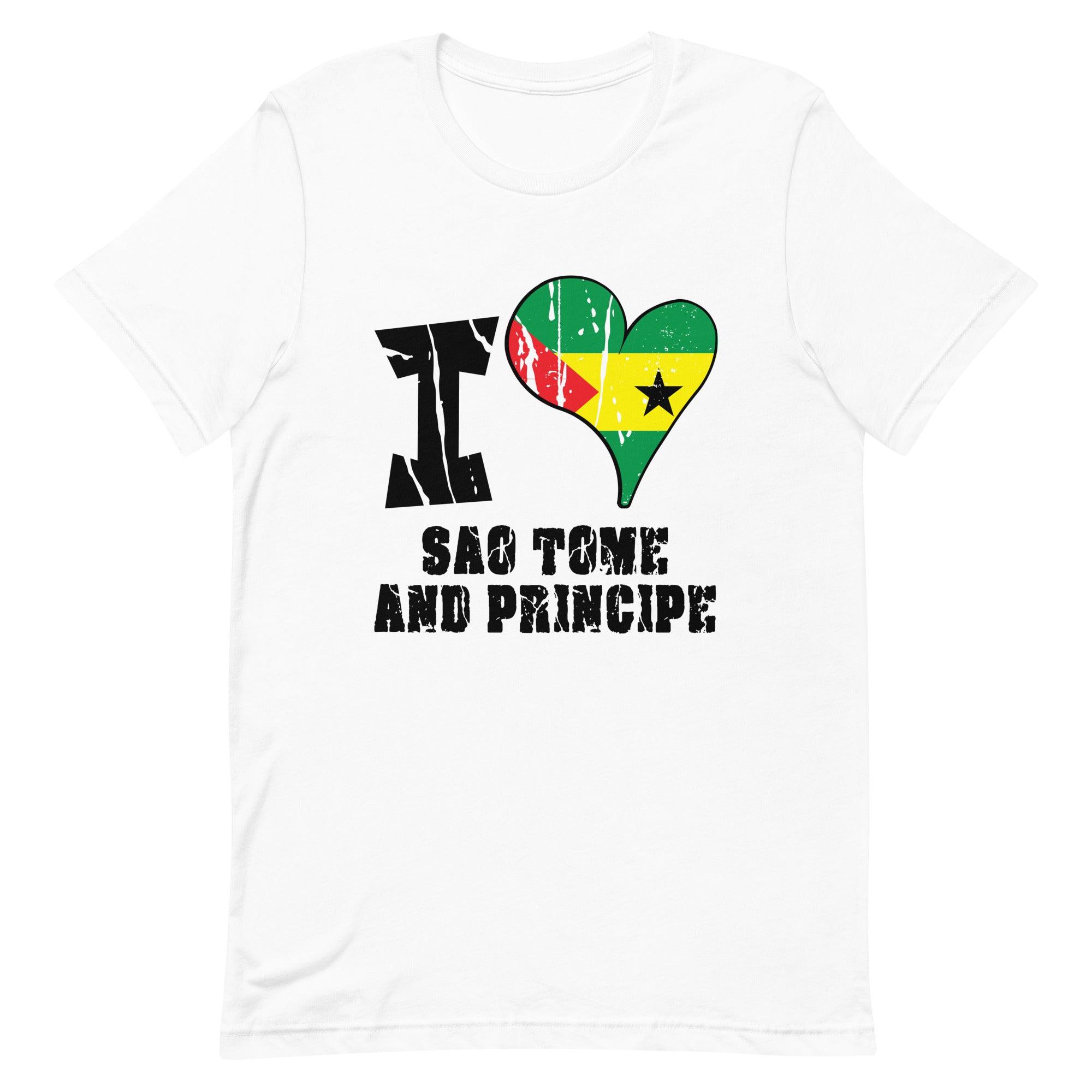 Unisex t-shirt - I Love São Tomé and Príncipe