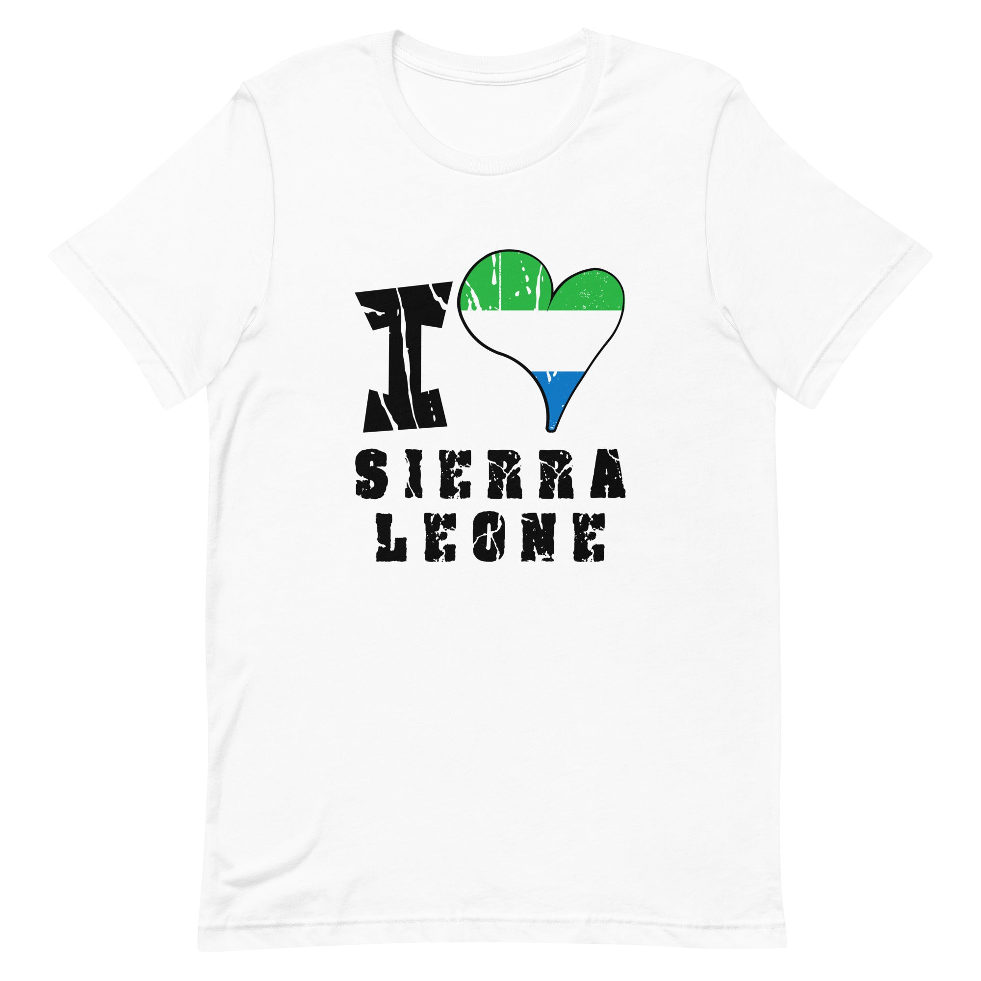 Unisex t-shirt - I Love Sierra Leone