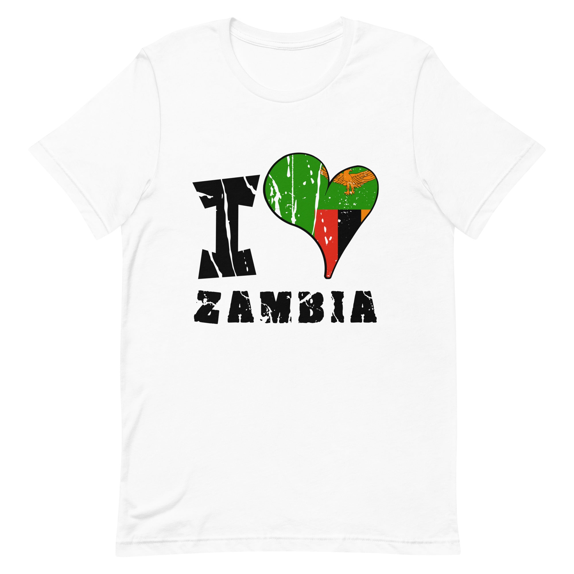 Unisex t-shirt - I Love Zambia