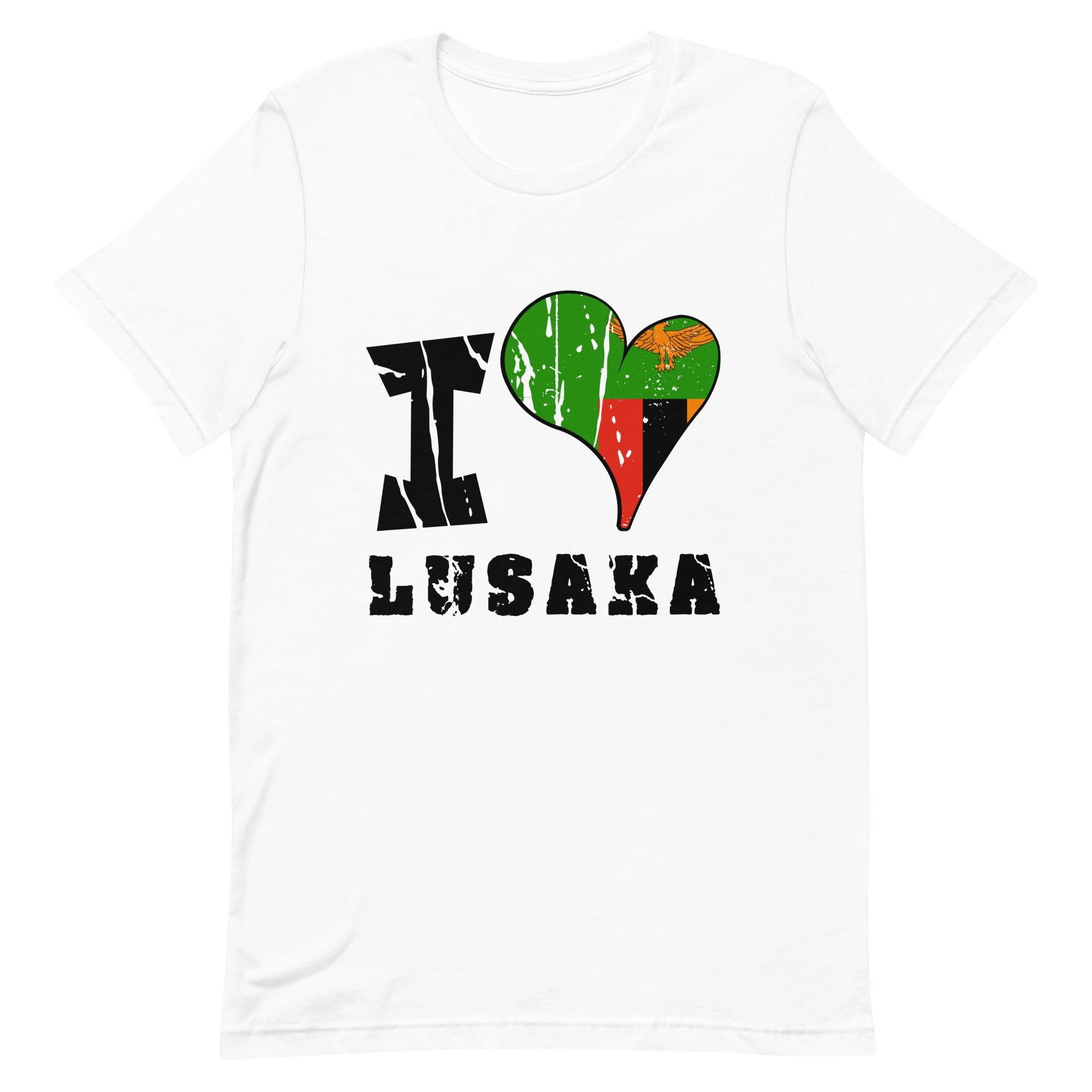 Unisex t-shirt - I Love Lusaka