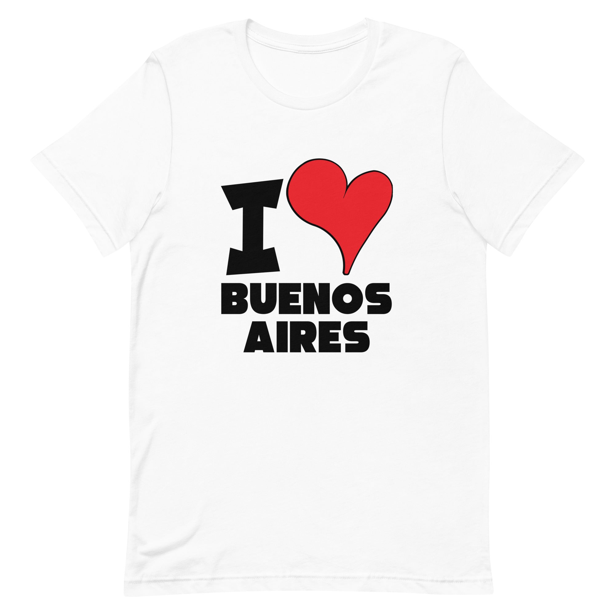 Unisex t-shirt - I Love Buenos Aires Red