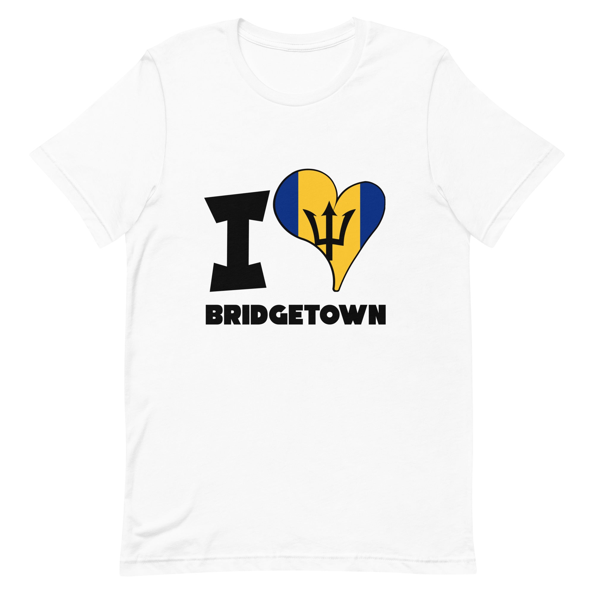 Unisex t-shirt - I Love Bridgetown Flag