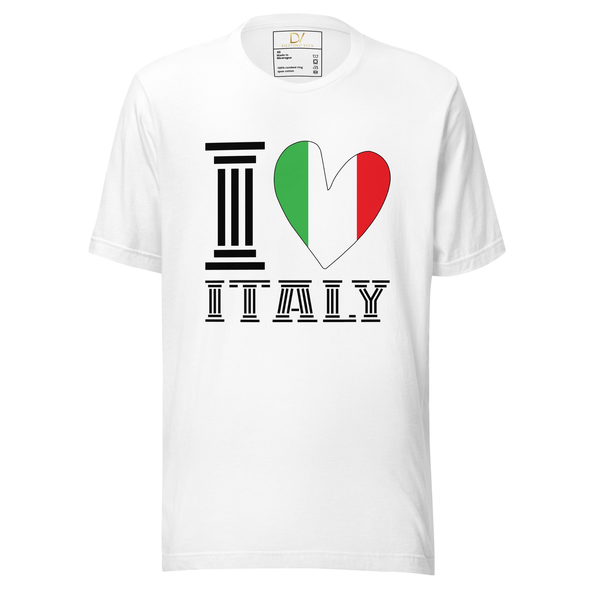 Unisex t-shirt - I Love Italy Classic