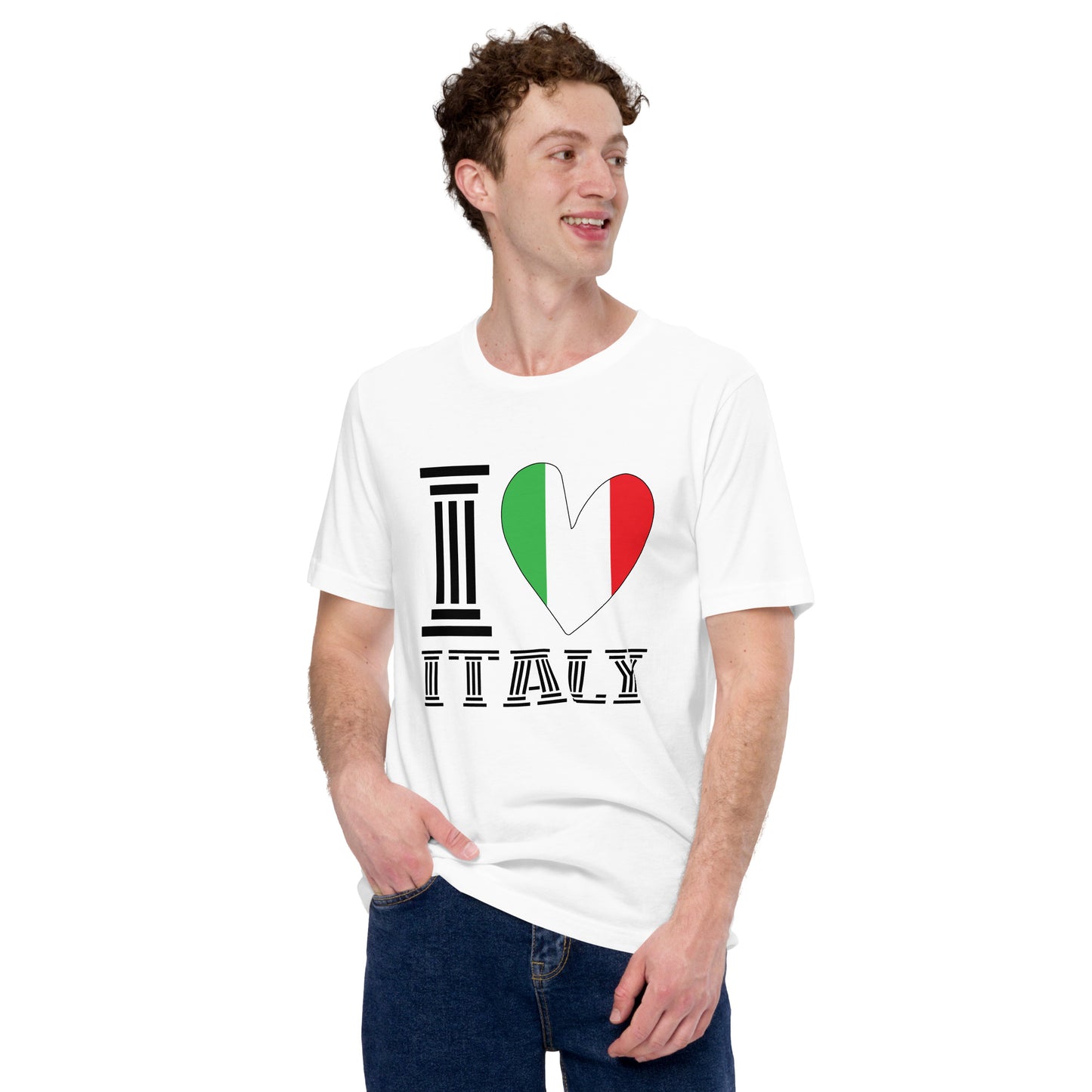 Unisex t-shirt - I Love Italy Classic