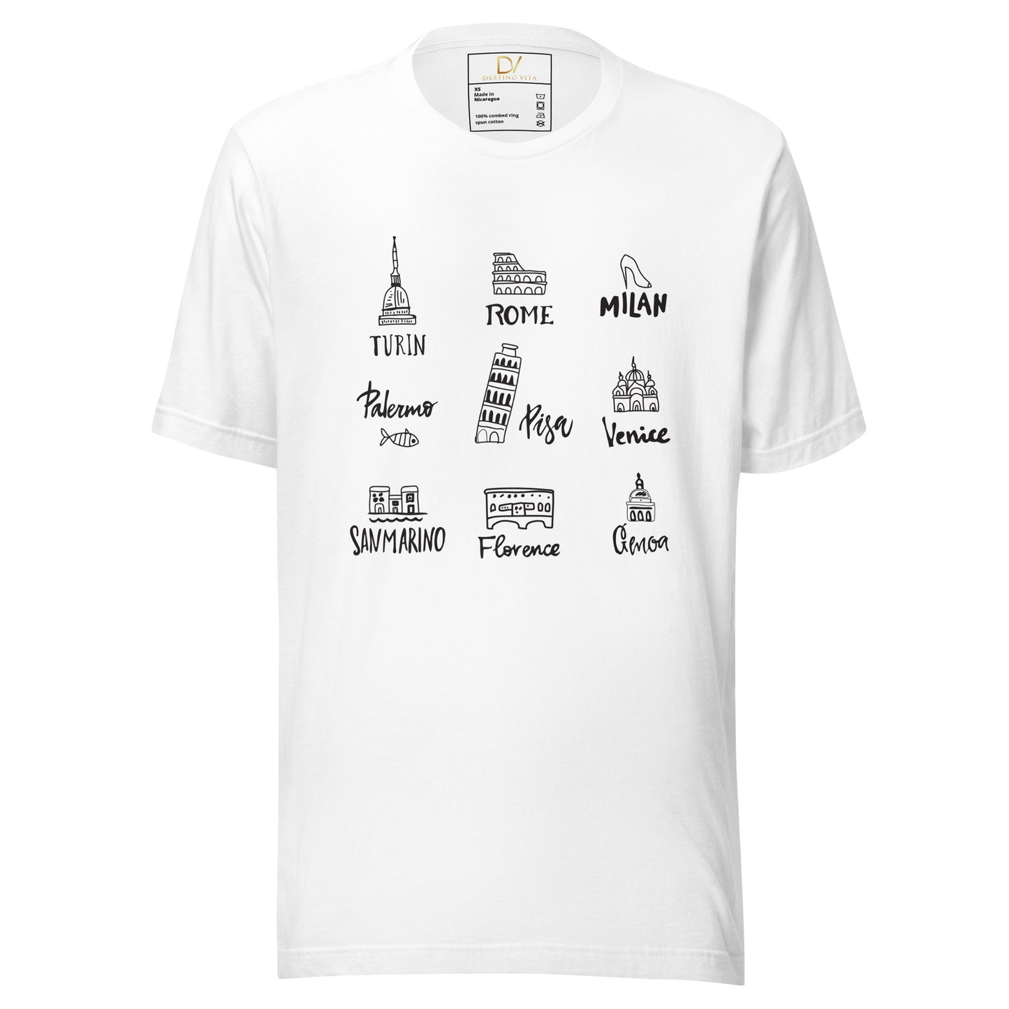 Unisex t-shirt - Italy Architecture