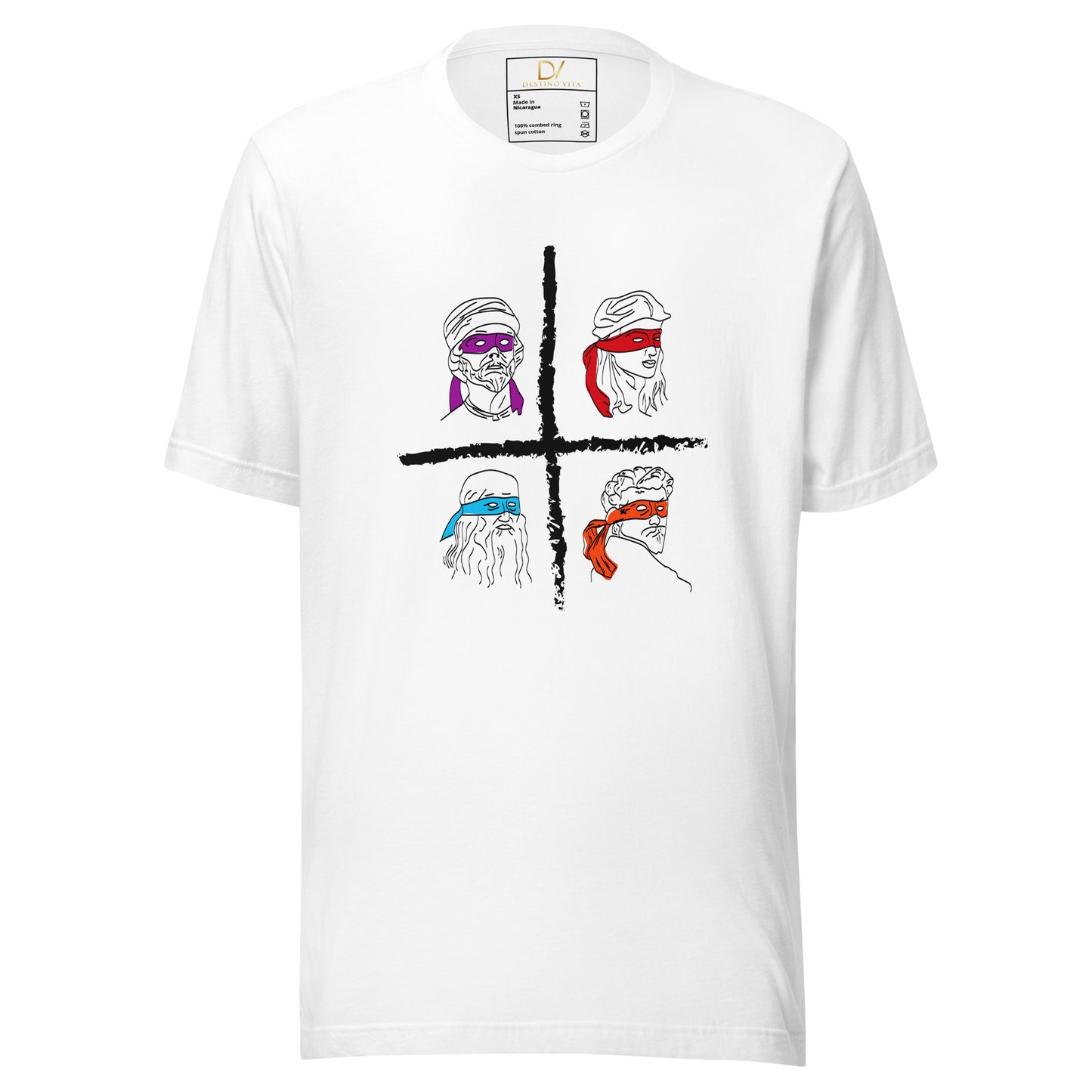 Unisex t-shirt - Donatelo Raphael Leonardo Michelangelo