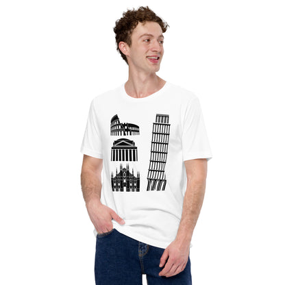 Unisex t-shirt -  Italy Architecture