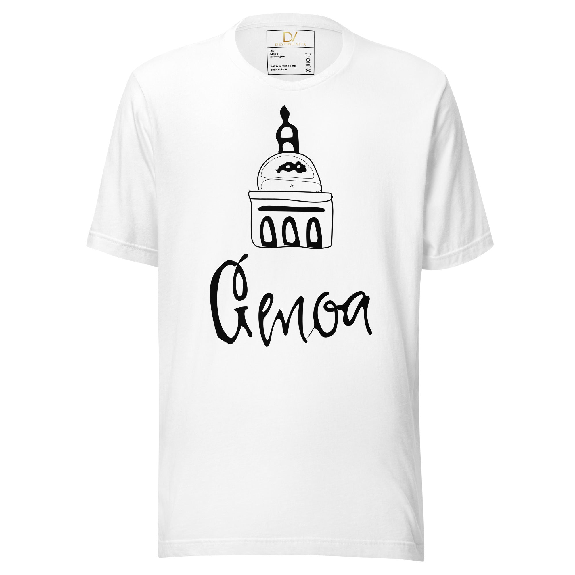 Unisex t-shirt - Genova Architecture