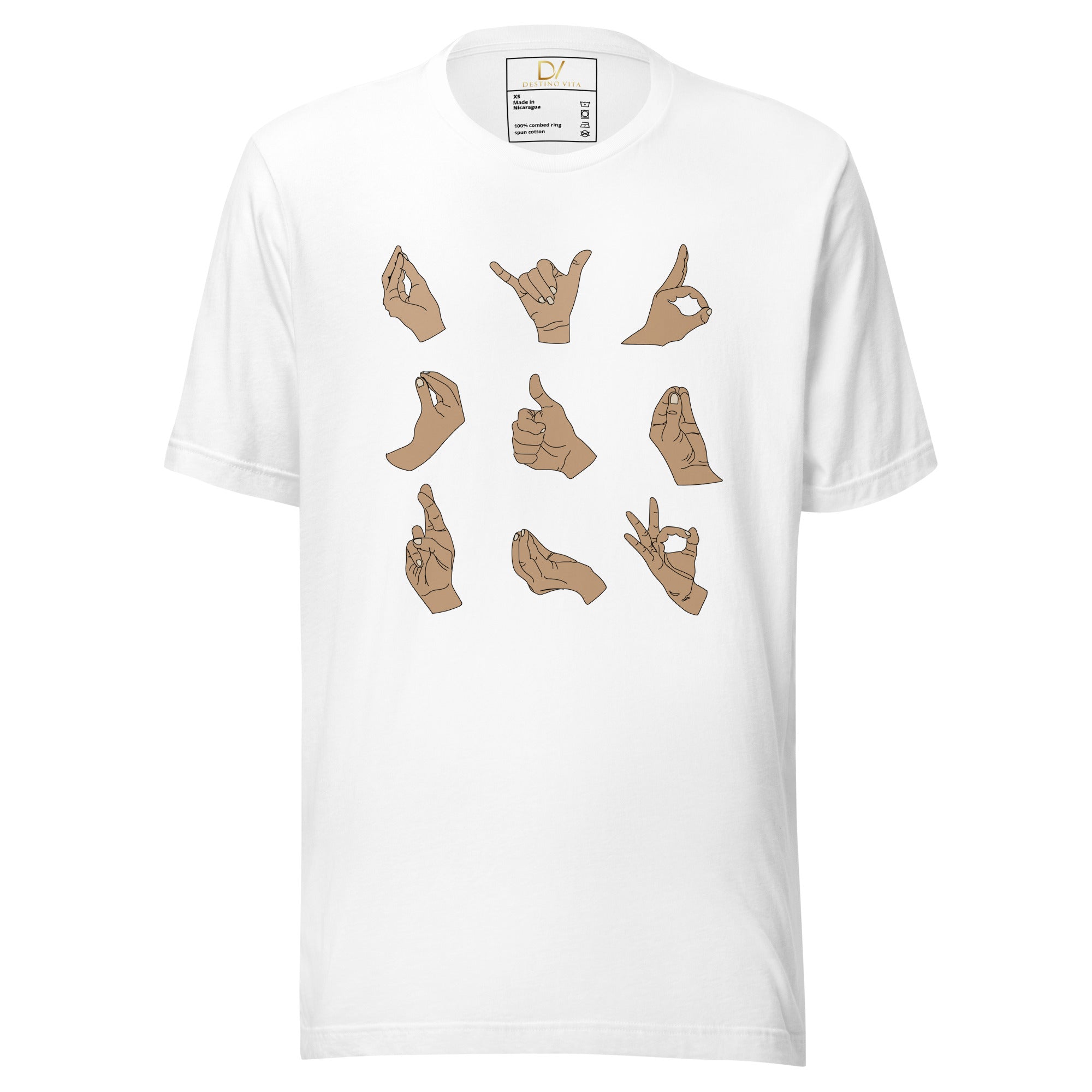 Unisex t-shirt - Italian Hand Gestures