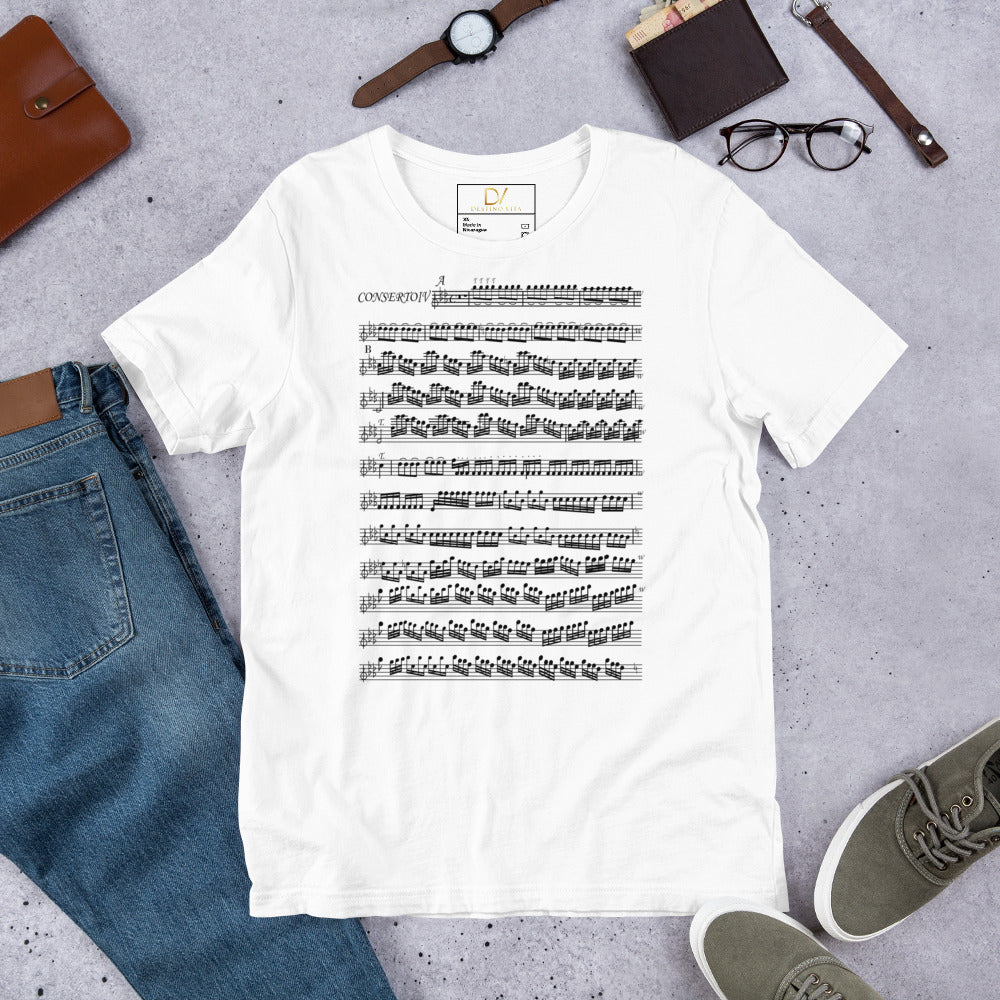 Unisex t-shirt - Music Notes