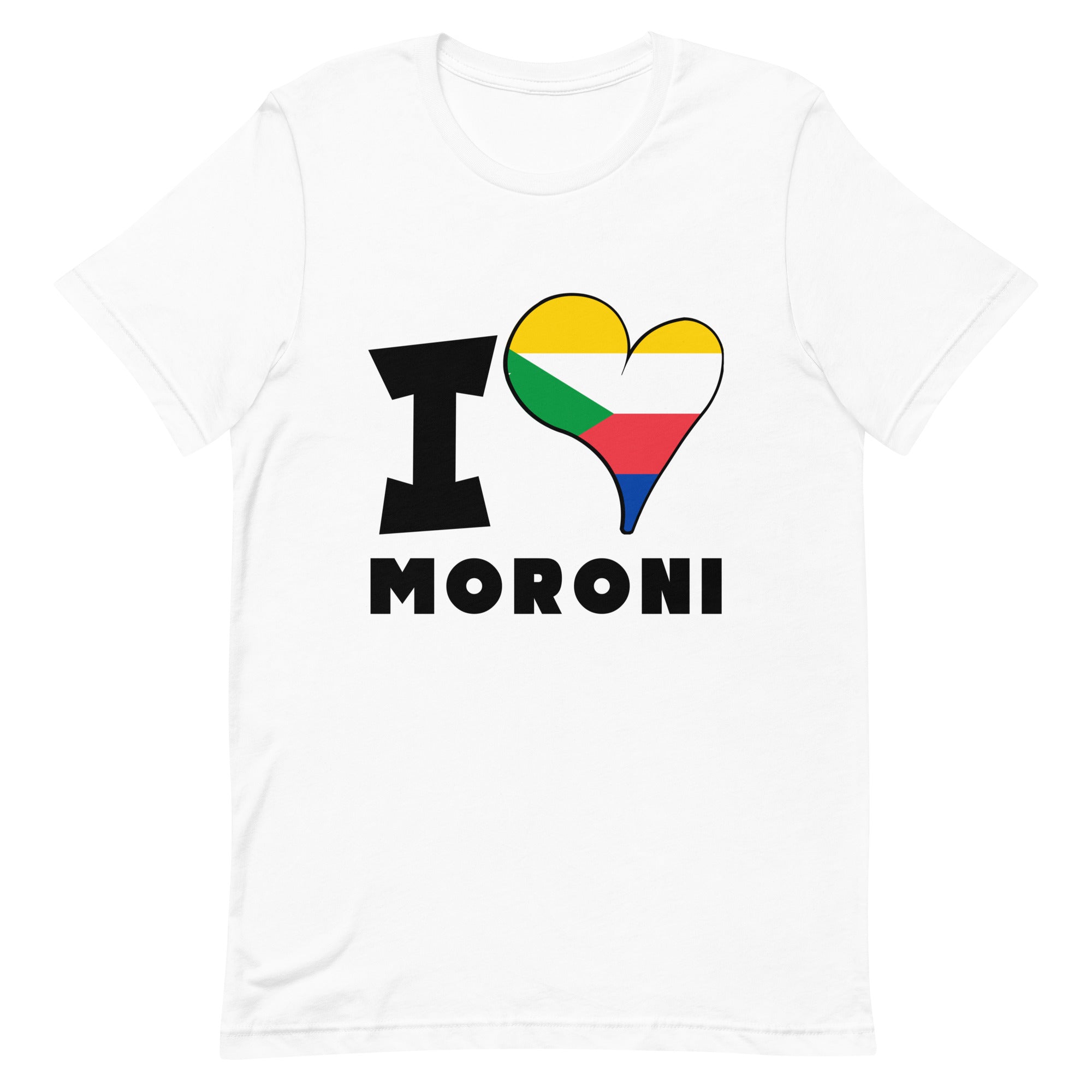 Unisex t-shirt - I Love Moroni Flag