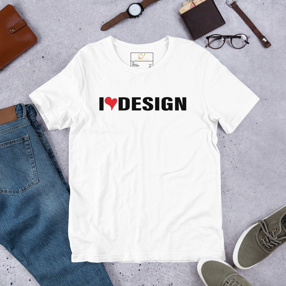 Unisex t-shirt - I Love Design