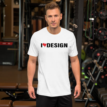 Unisex t-shirt - I Love Design