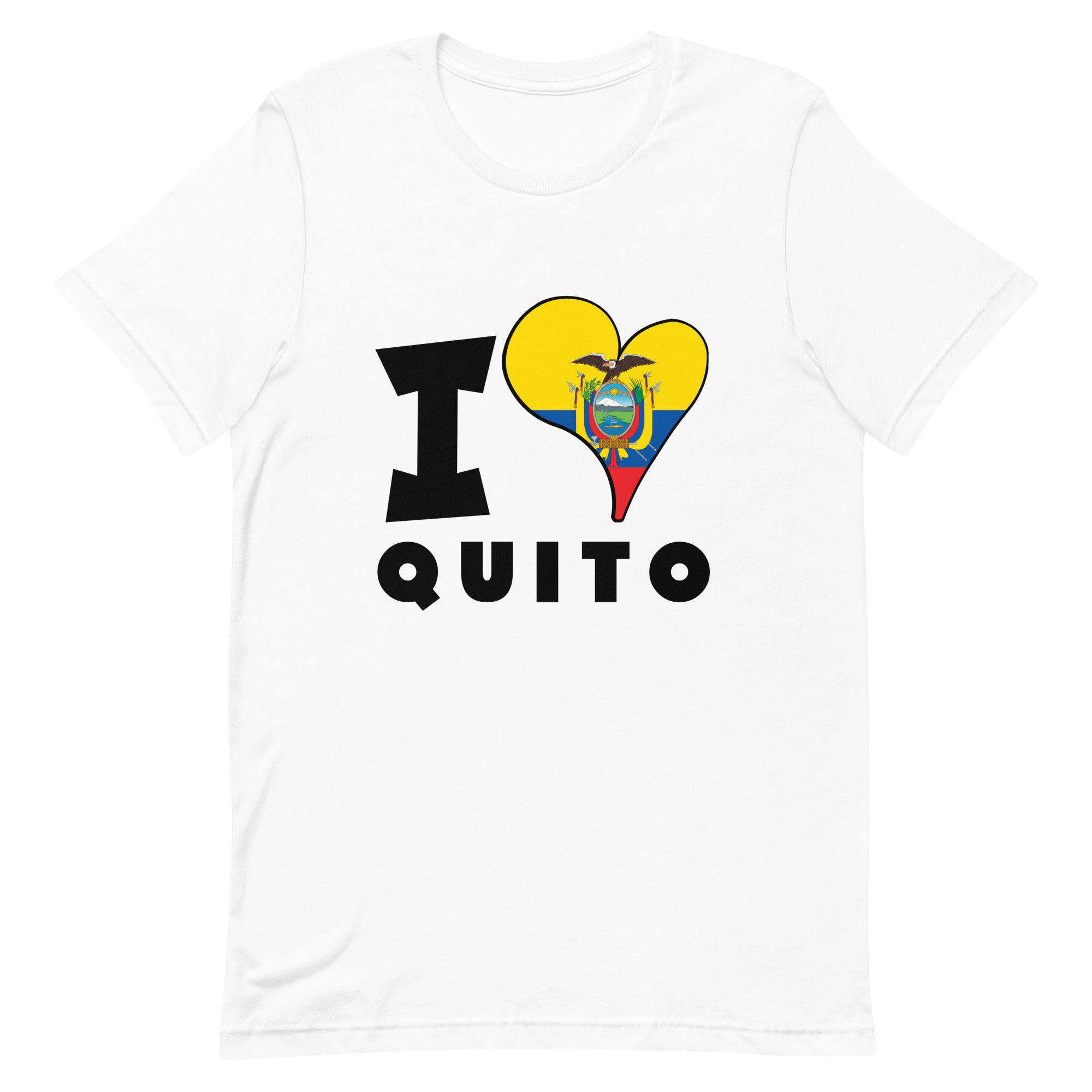 Unisex t-shirt - I Love Quito Flag