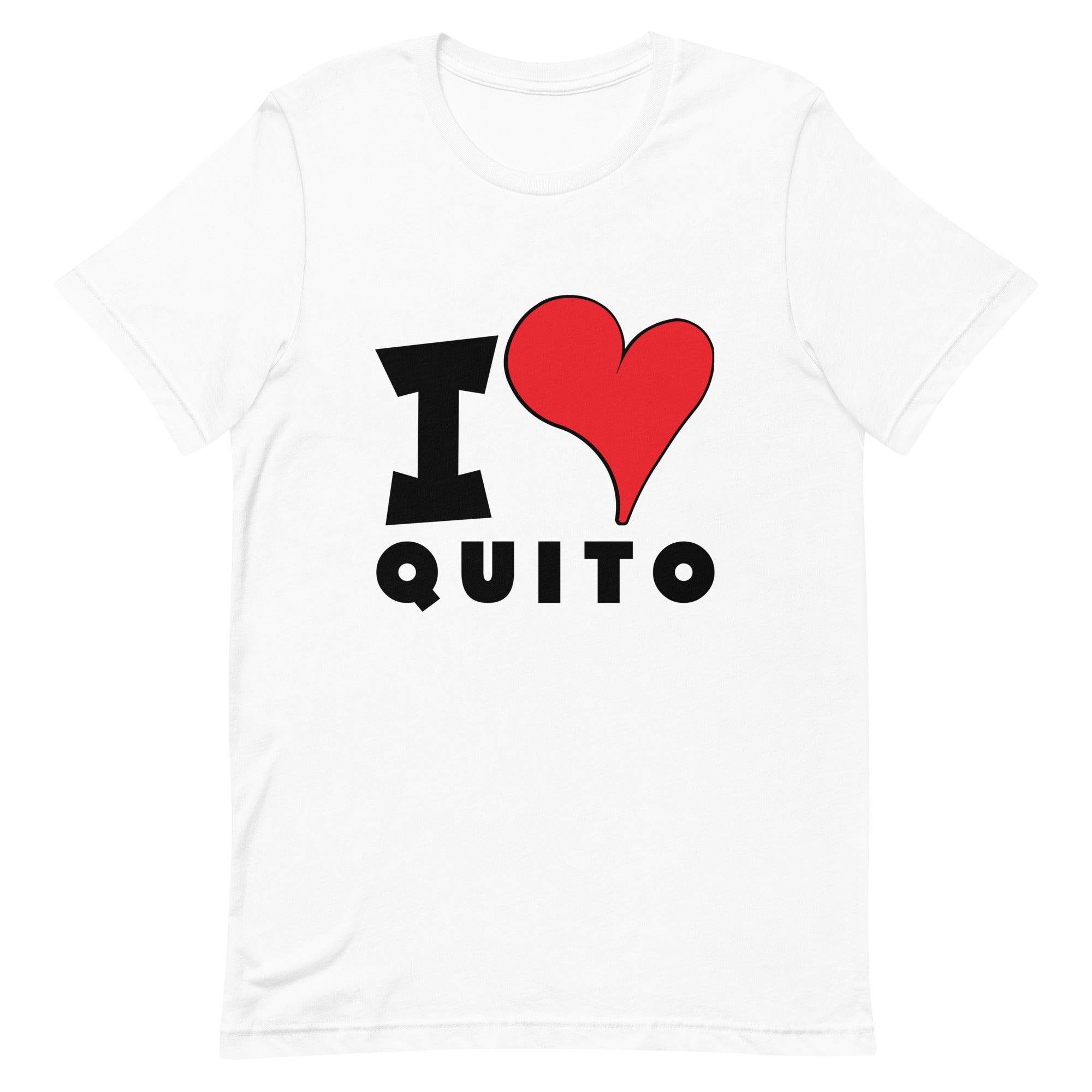 Unisex t-shirt - I Love Quito Red