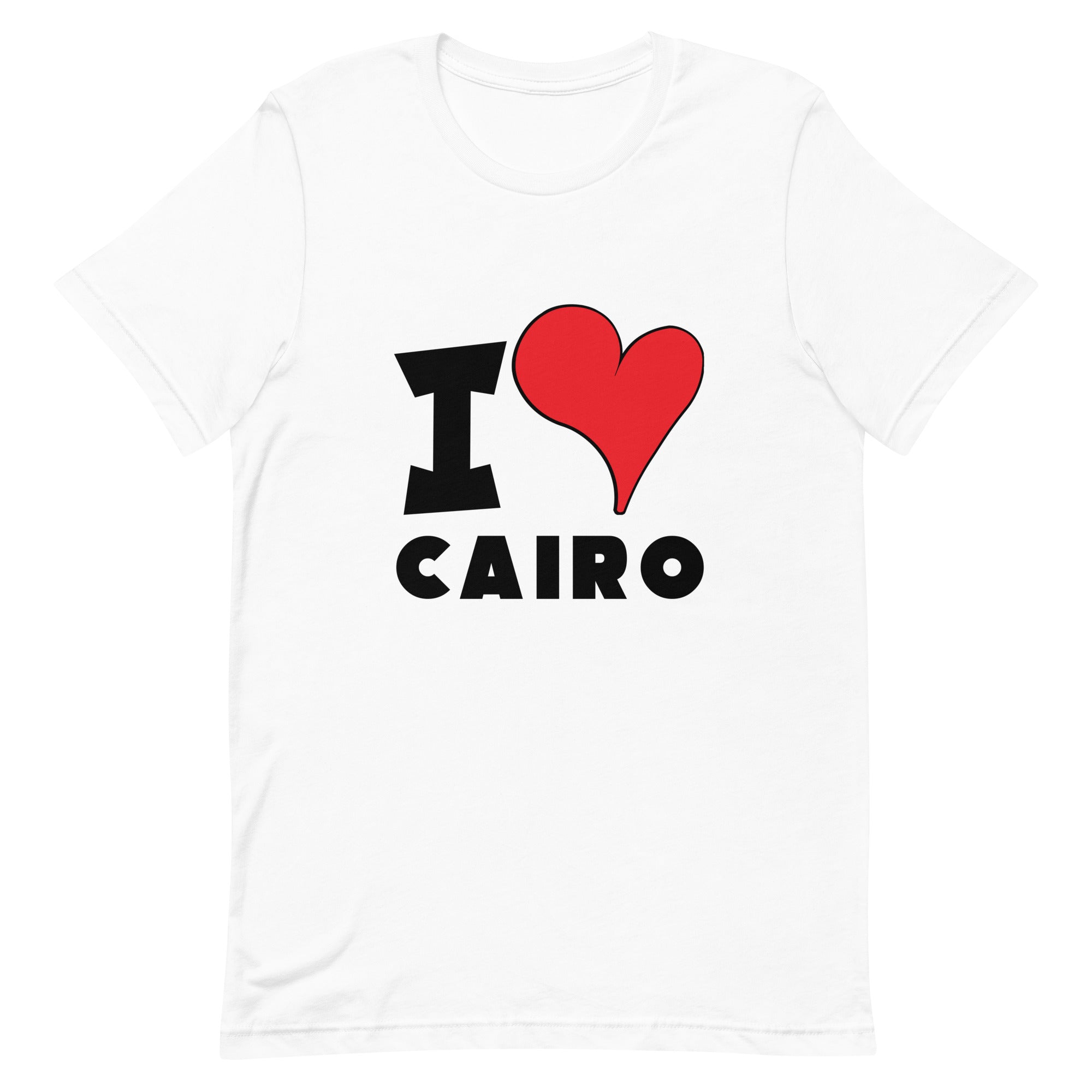 Unisex t-shirt - I Love Cairo Red