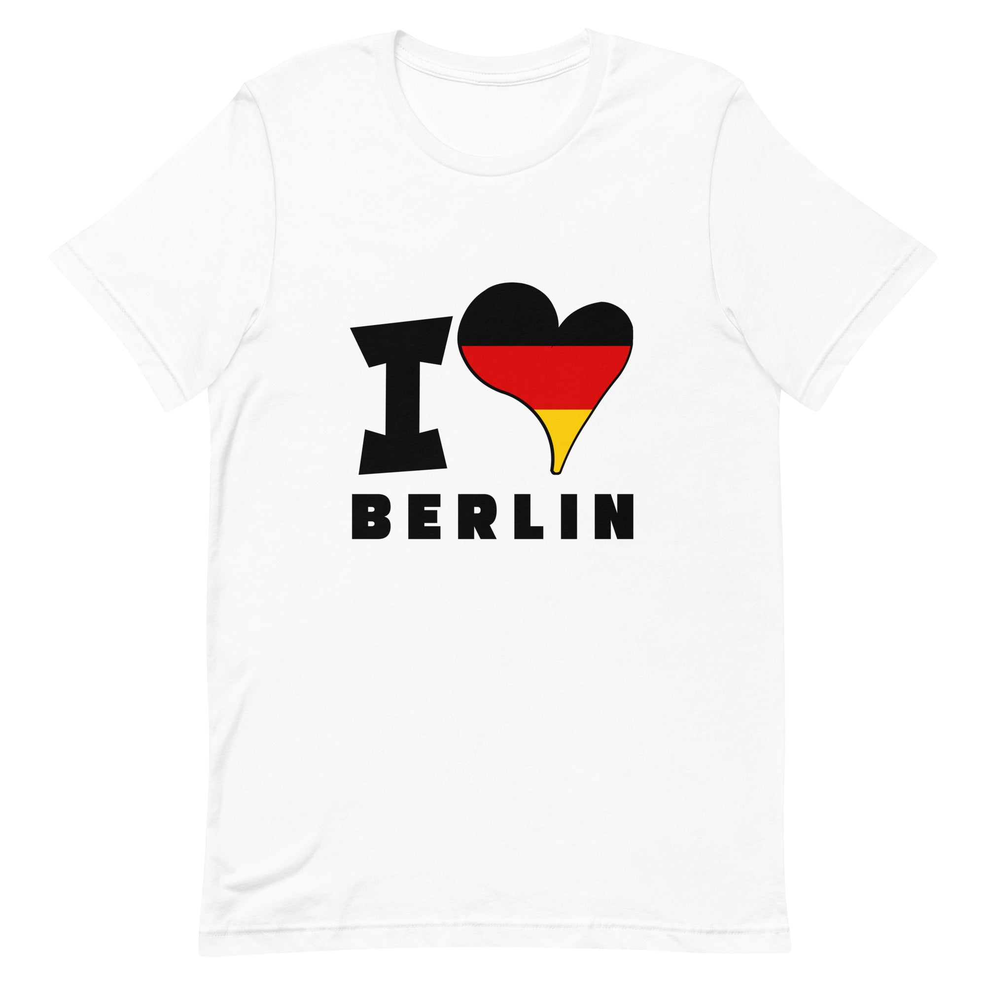 Unisex t-shirt - I Love Berlin Flag