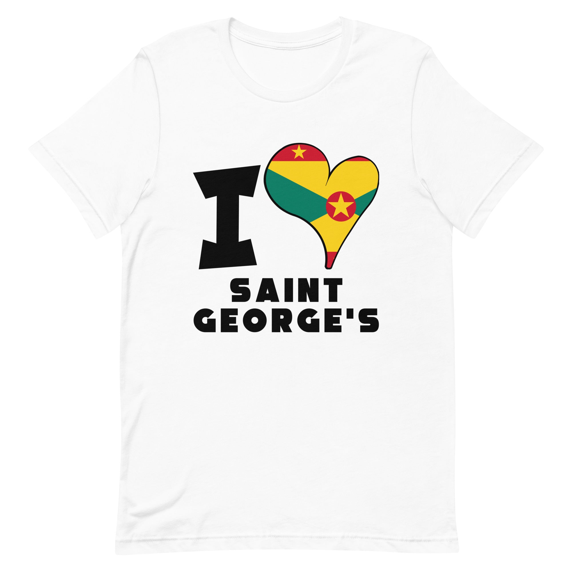 Unisex t-shirt - I Love Saint George's Flag