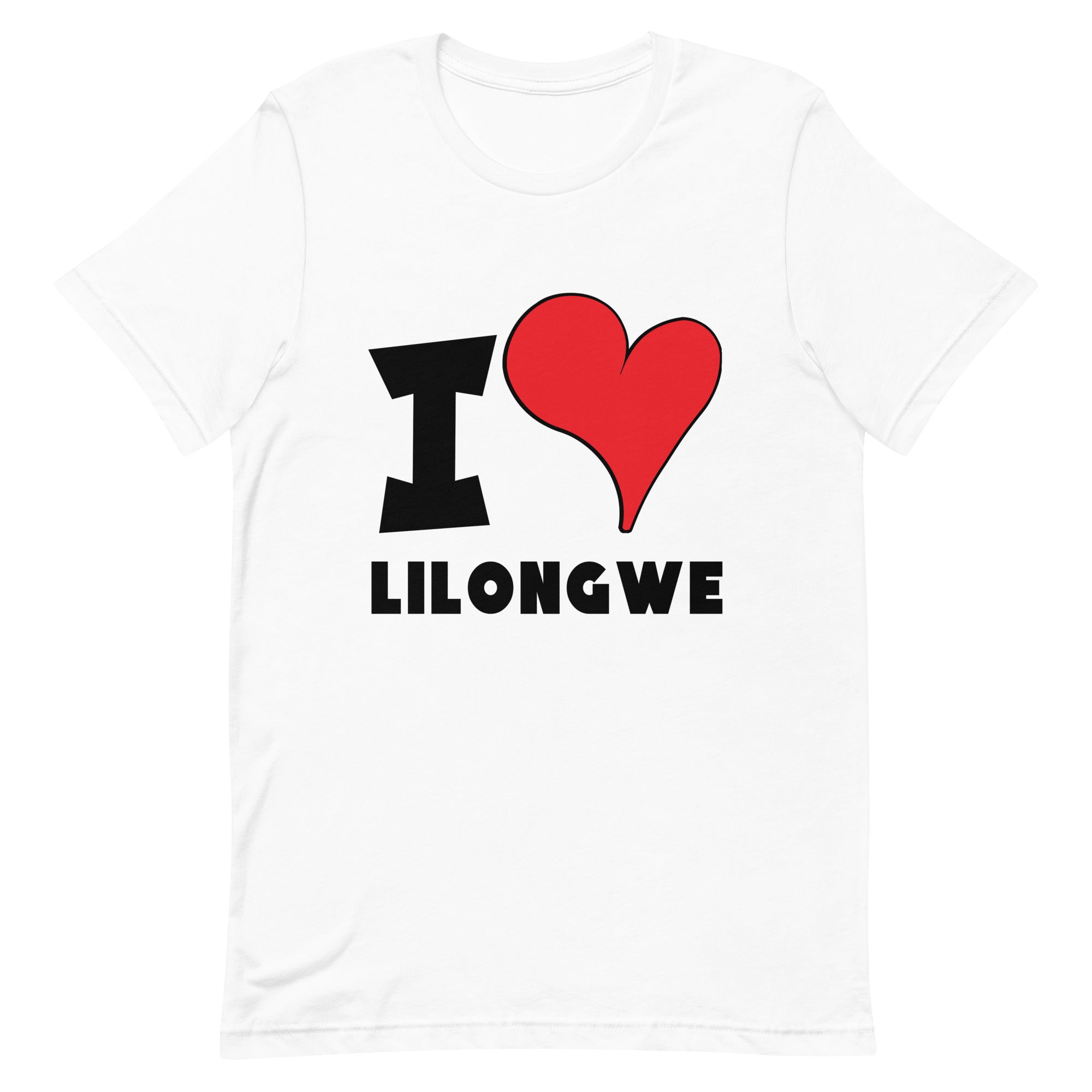 Unisex t-shirt - I Love Lilongwe Red