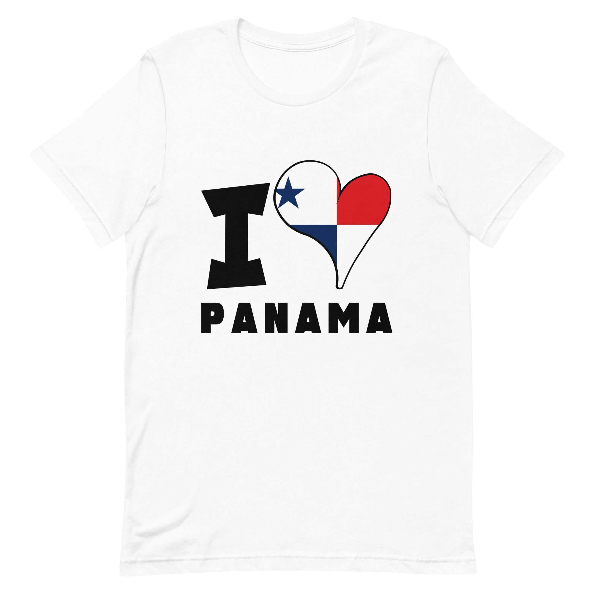 Unisex t-shirt - I Love Panama Flag